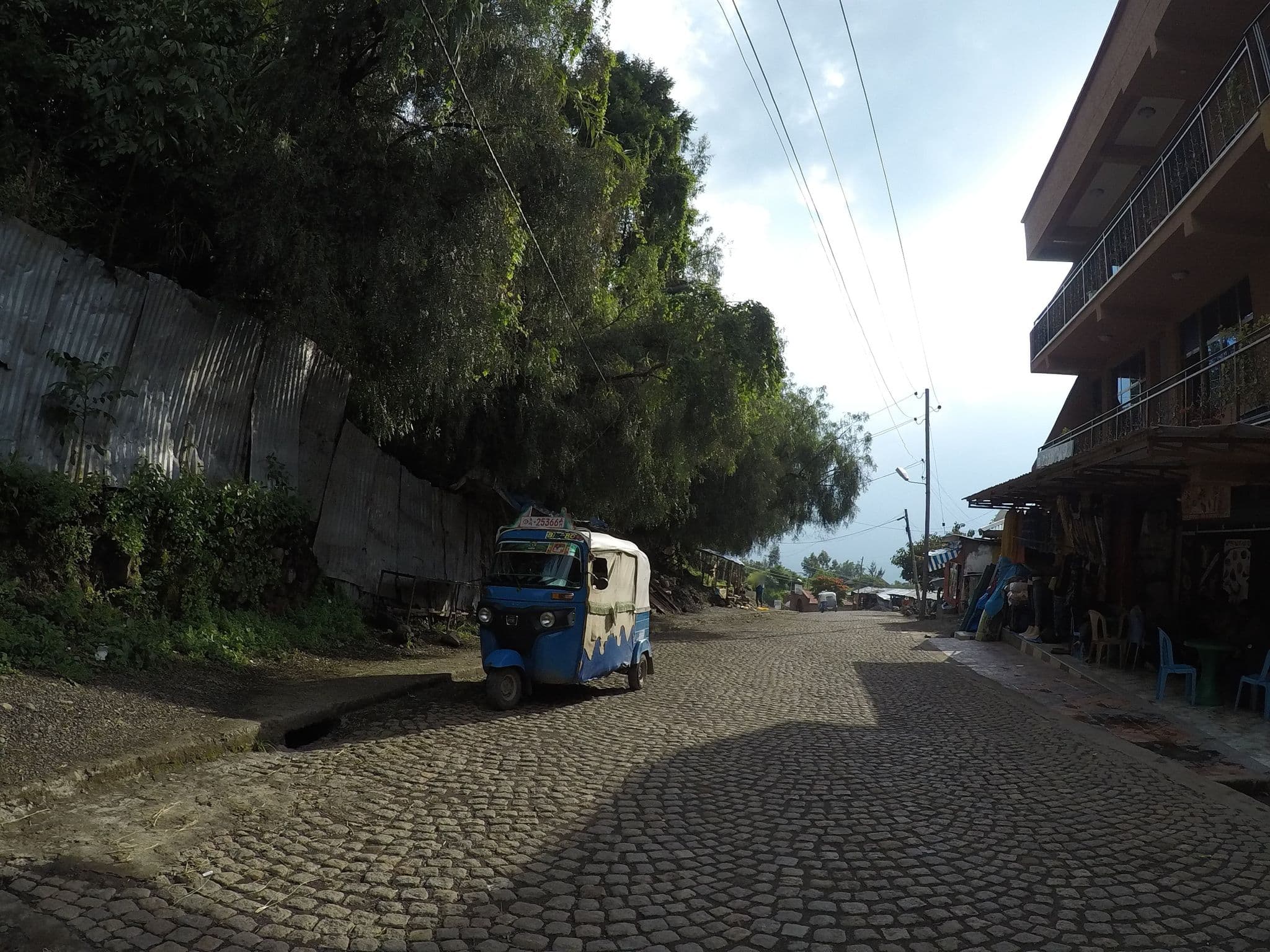 Street view near Blu Nile Guesthouse, Lalibela — © eneerhut (CC BY-SA · Mapillary)
