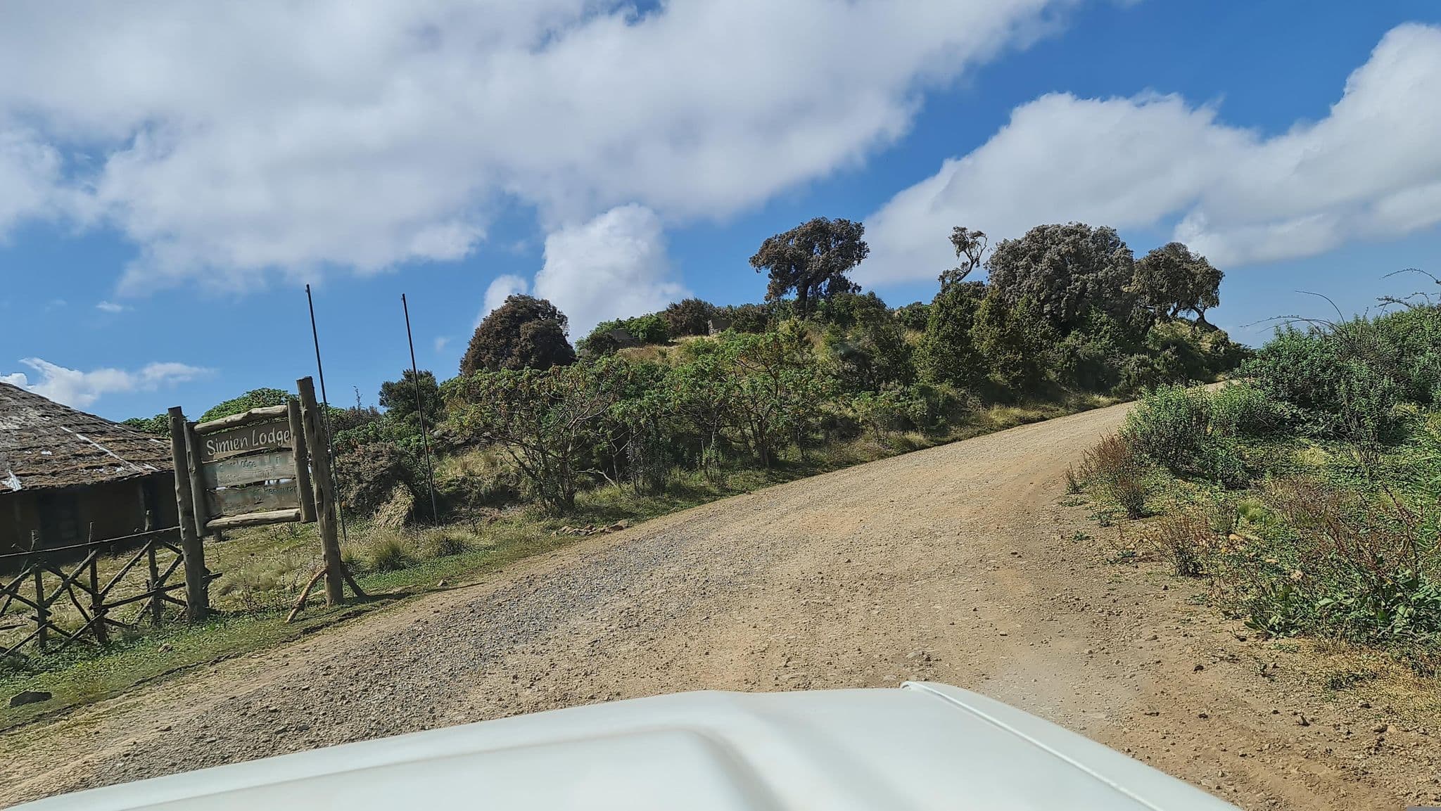 Street view near Simien Lodge, Debark’ — © solomondemeke (CC BY-SA · Mapillary)