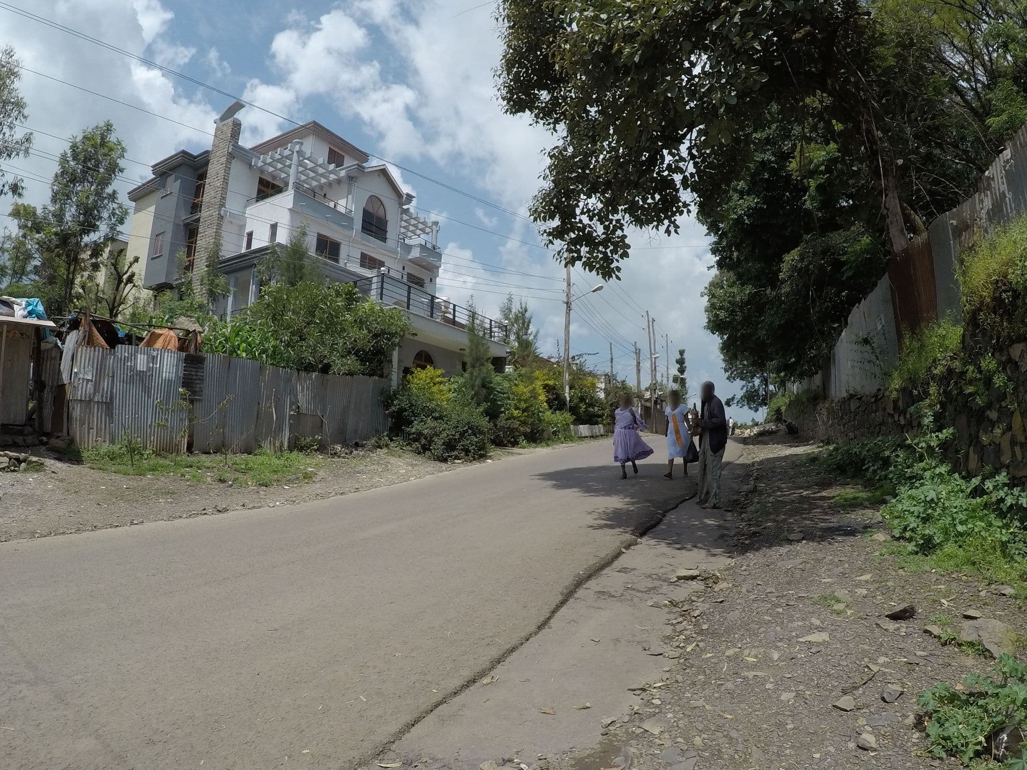 Street view near Inn of the Four Sisters, Gonder — © eneerhut (CC BY-SA · Mapillary)