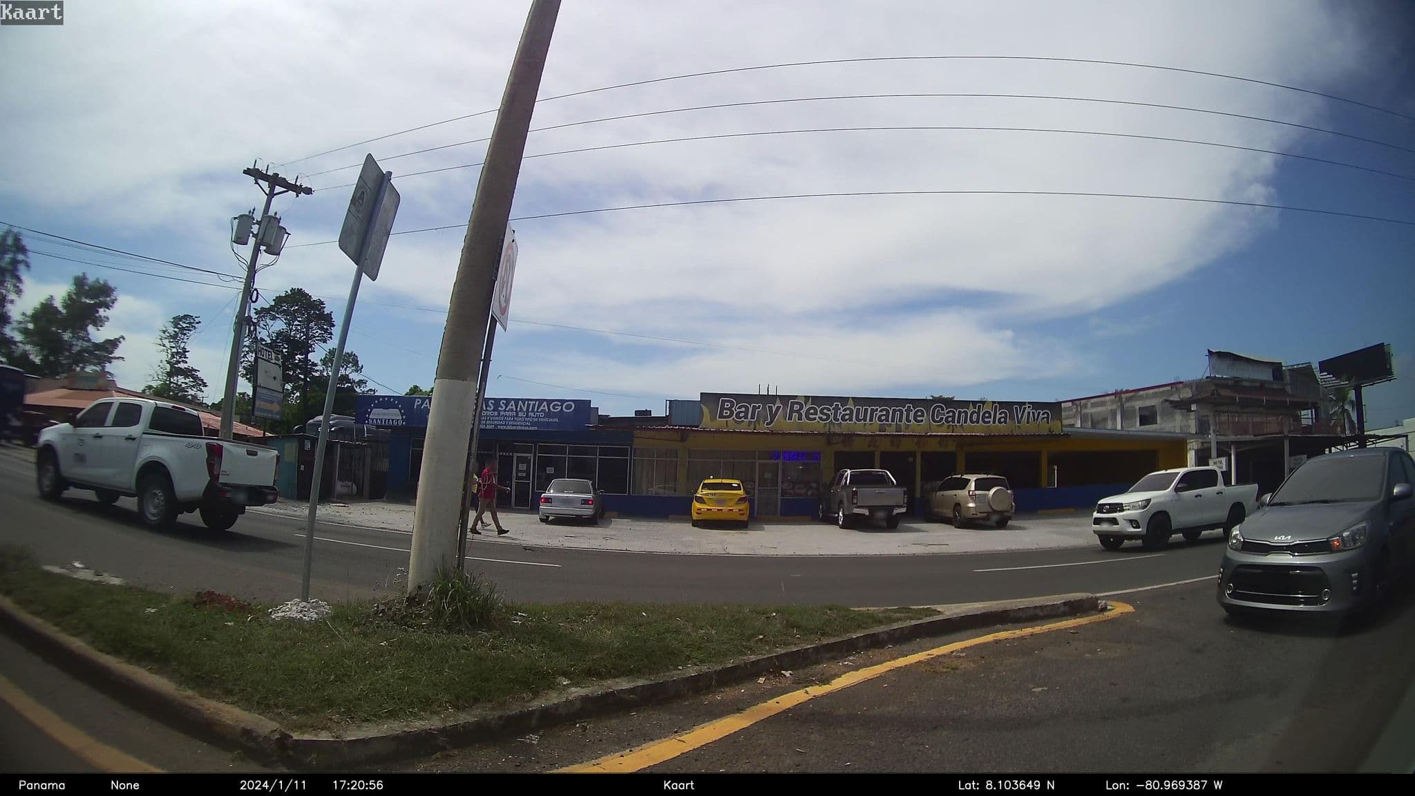 Street view near Hotel Hong Kong, Santiago de Veraguas — © kaart_2 (CC BY-SA · Mapillary)