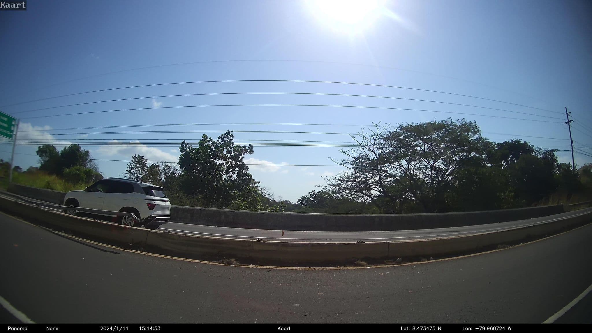 Street view near Hotel Intercontinental Playa Bonita, Las Lajas — © kaart5 (CC BY-SA · Mapillary)