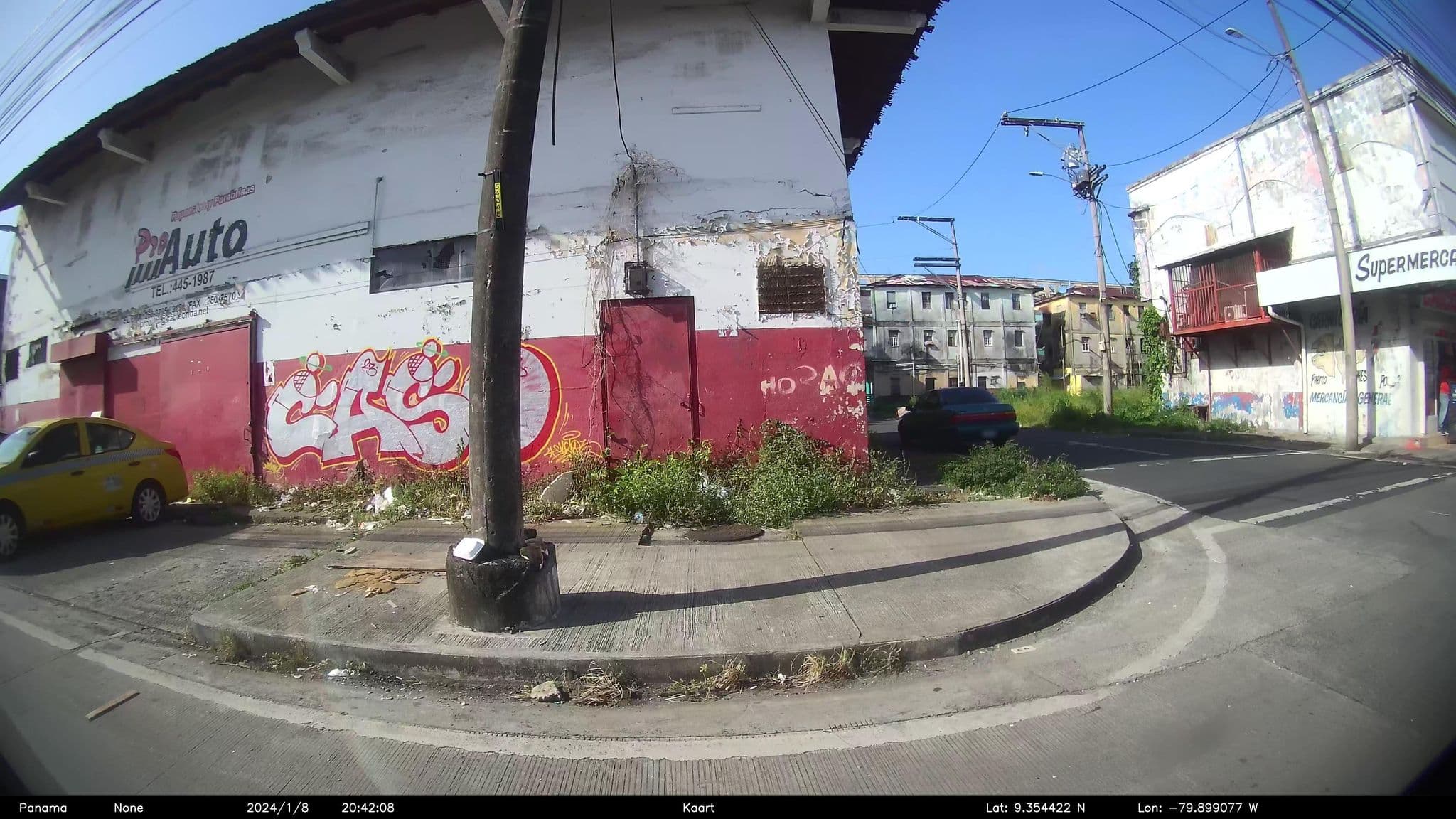 Street view near Pensión Acropolis, Cristóbal — © kaart_2 (CC BY-SA · Mapillary)