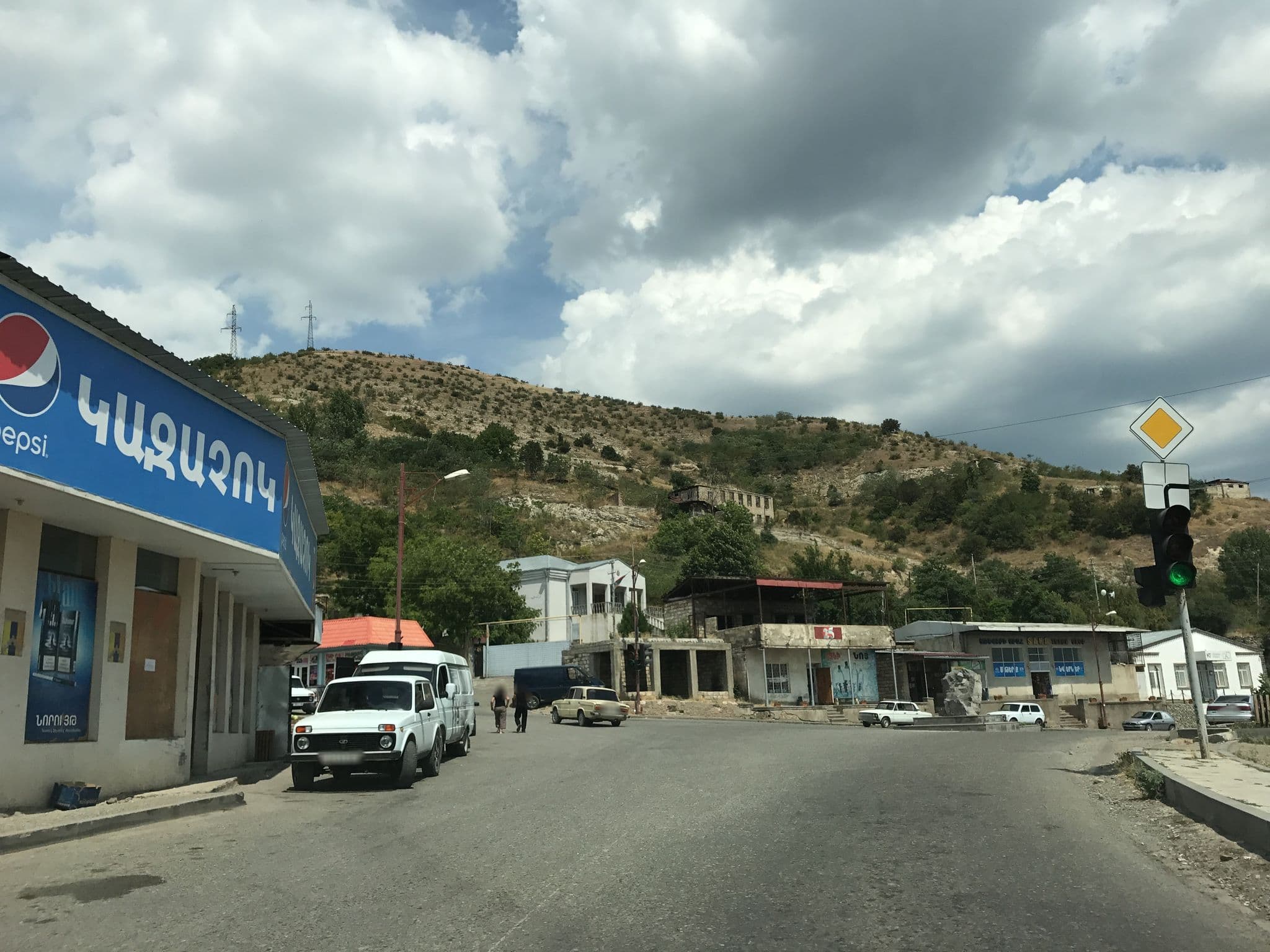 Street view near Mayak Hotel＆Restaurant, Laçın — © thepriben (CC BY-SA · Mapillary)