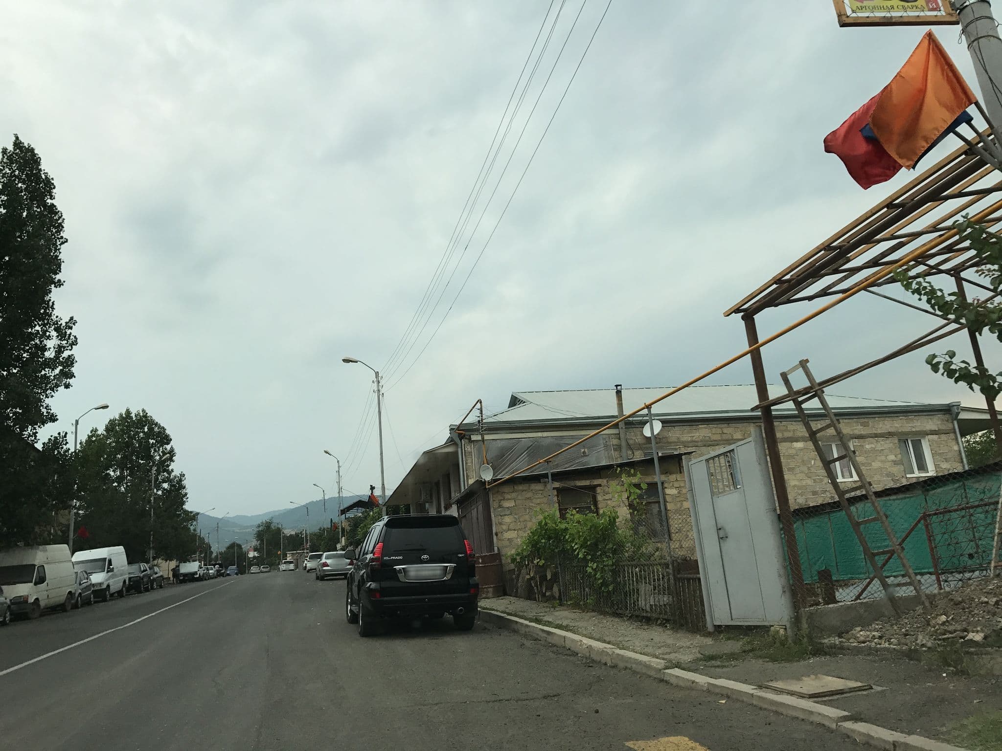 Street view near Ashok Hostel aka No Problem, Khankendi — © thepriben (CC BY-SA · Mapillary)
