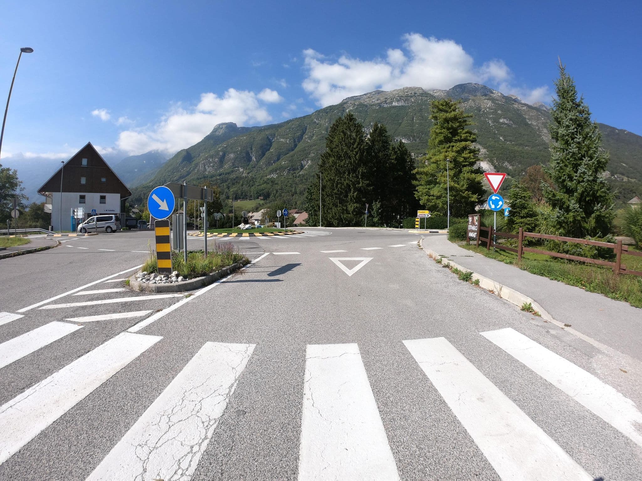 Street view near Mangart, Bovec — © joostjakob (CC BY-SA · Mapillary)