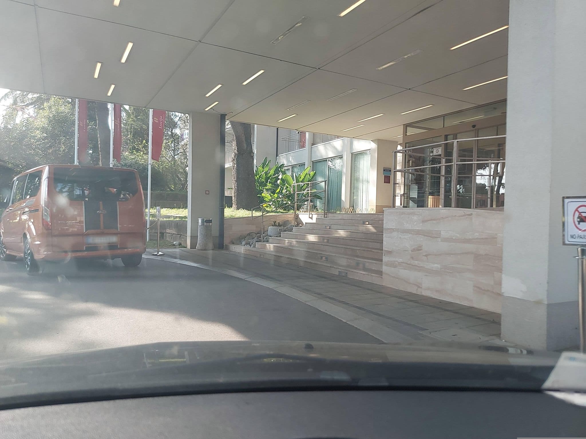 Street view near Hotel Lucija, Lucija — © mik007 (CC BY-SA · Mapillary)