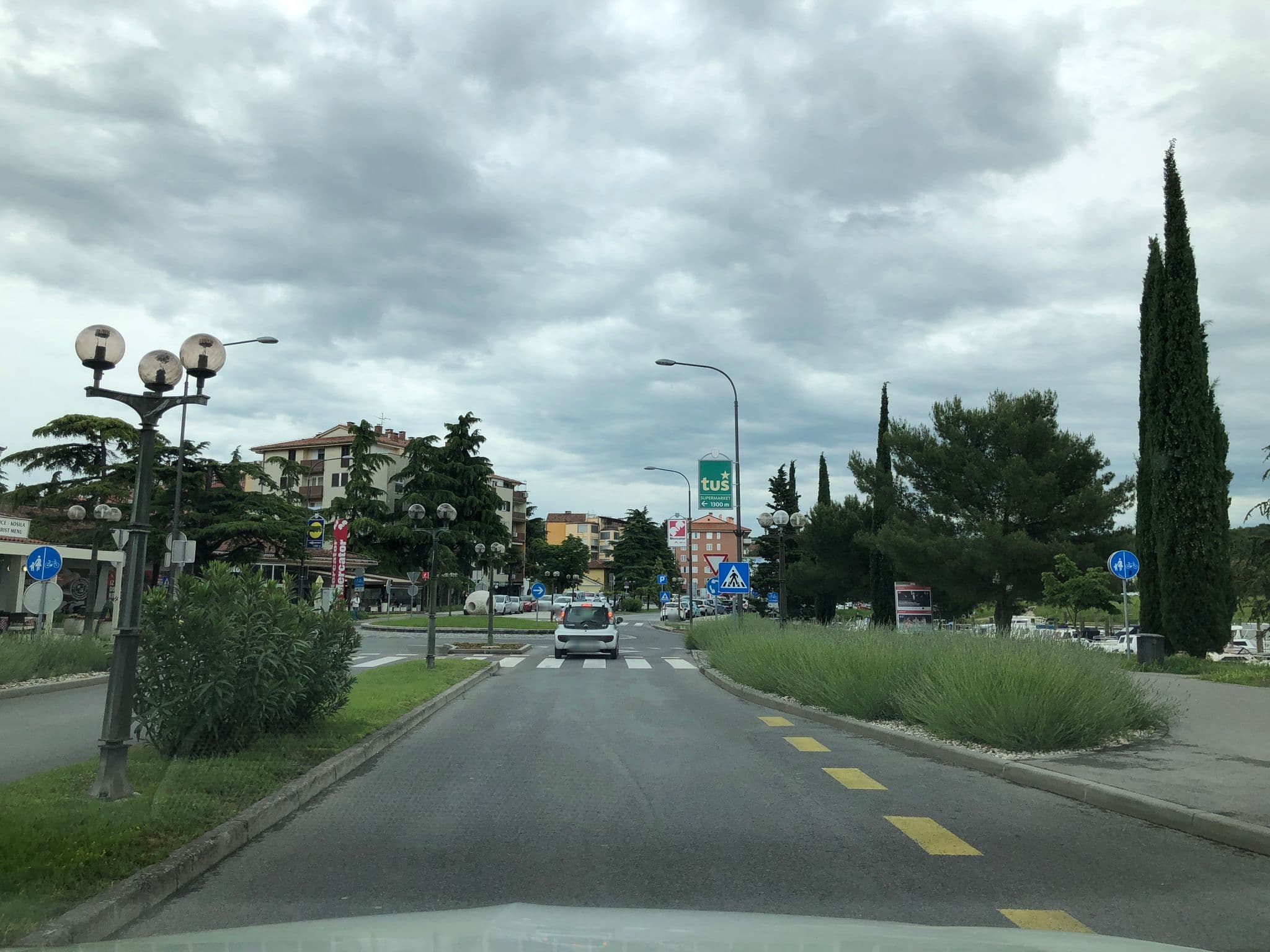 Street view near Hotel Lucija, Lucija — © derzornigemarkus (CC BY-SA · Mapillary)