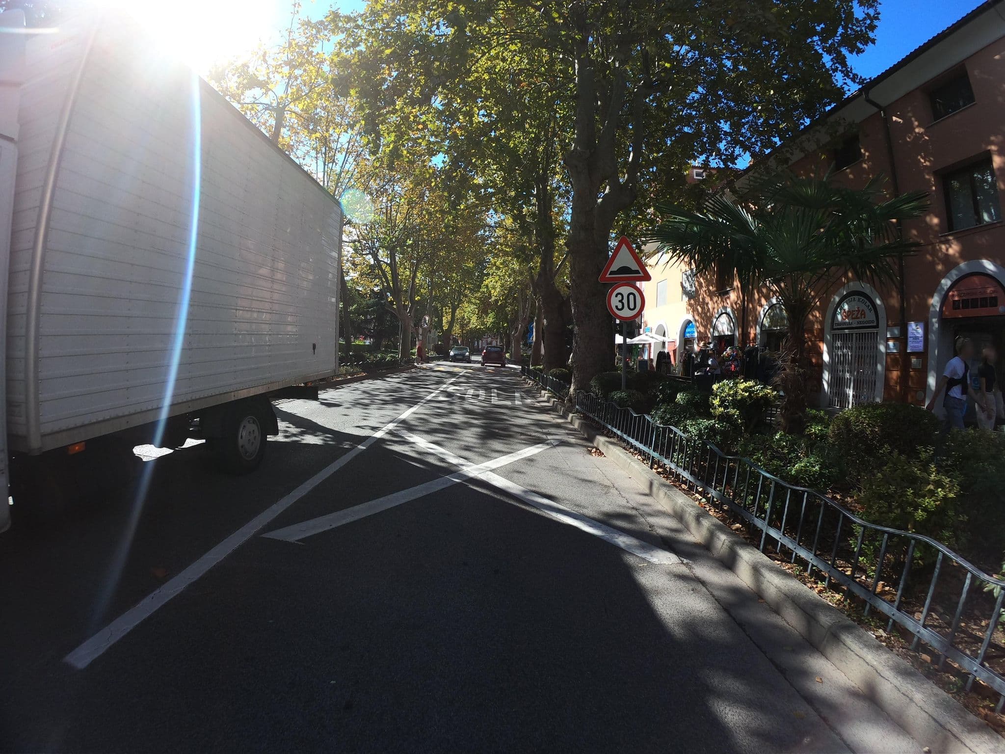 Street view near Degrassi Boutique Garni Hotel Izola, Izola — © joostjakob (CC BY-SA · Mapillary)