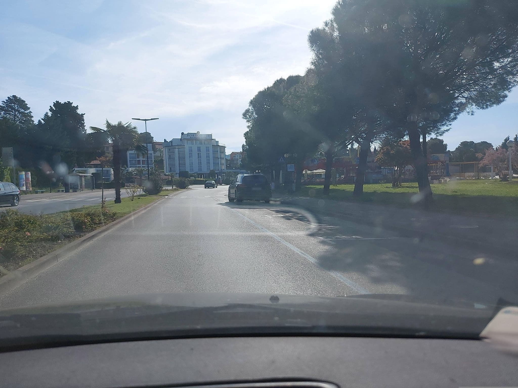 Street view near soba 620 hotel lucija, Lucija — © mik007 (CC BY-SA · Mapillary)