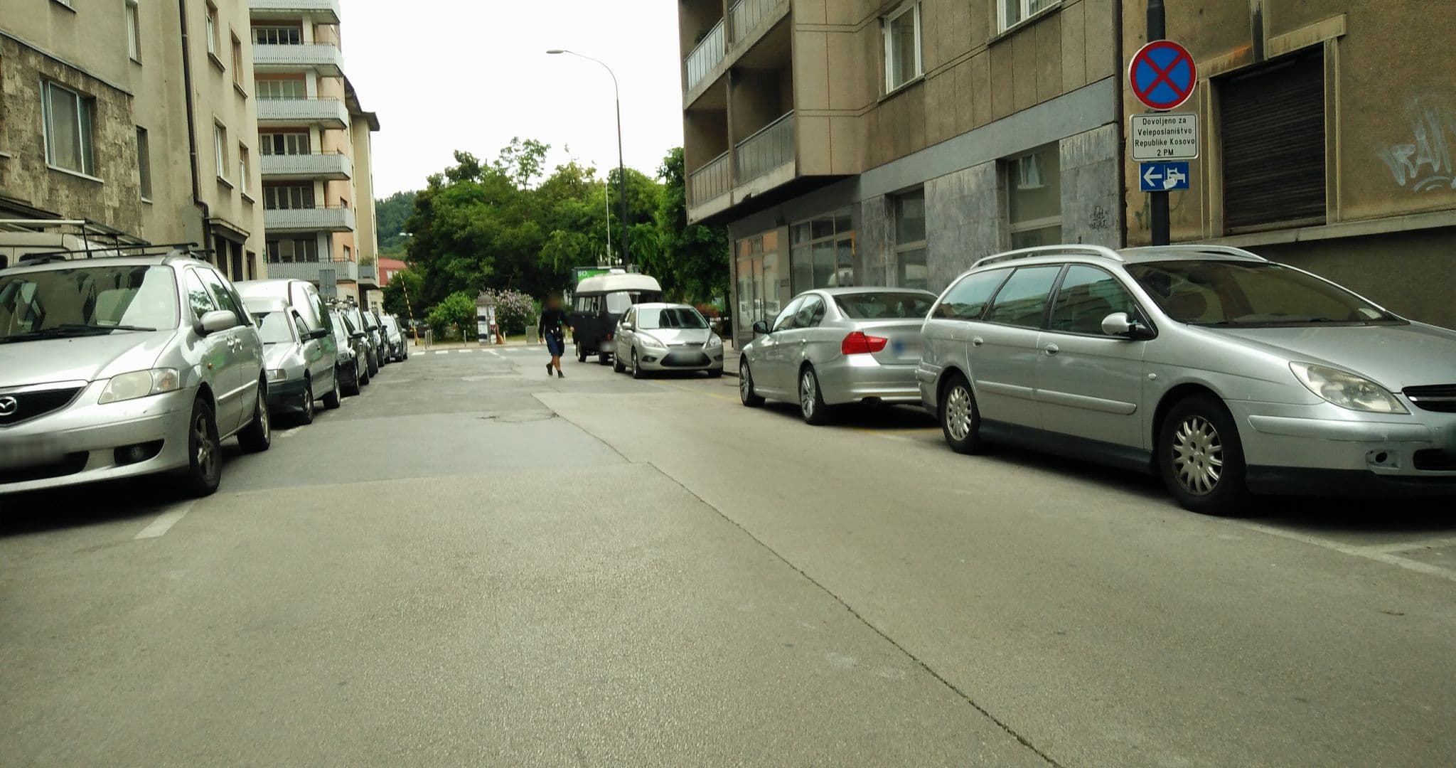 Street view near Airbnb Nina, Ljubljana — © map_hard (CC BY-SA · Mapillary)