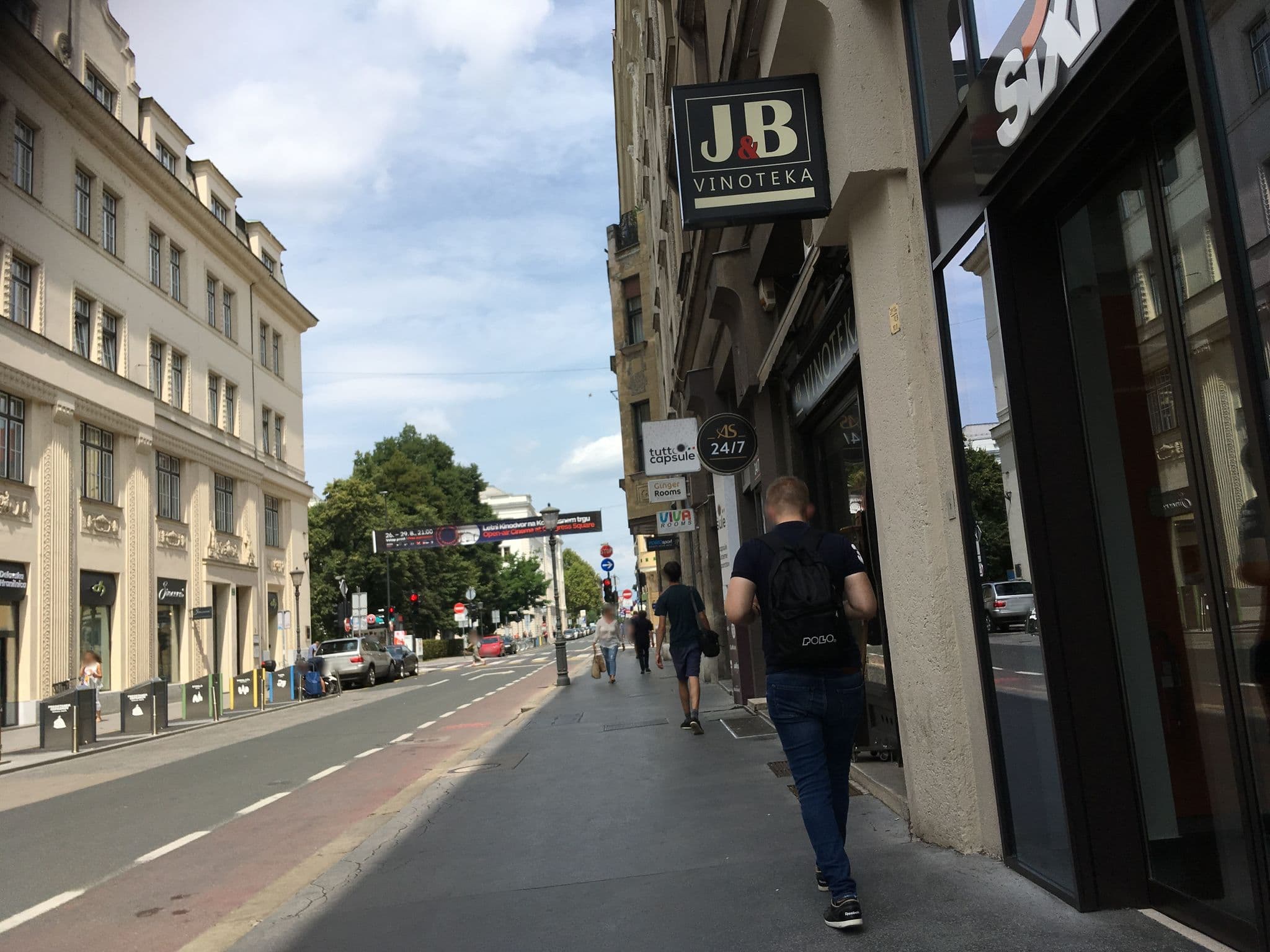 Street view near Ginger Rooms, Ljubljana — © jerneja (CC BY-SA · Mapillary)