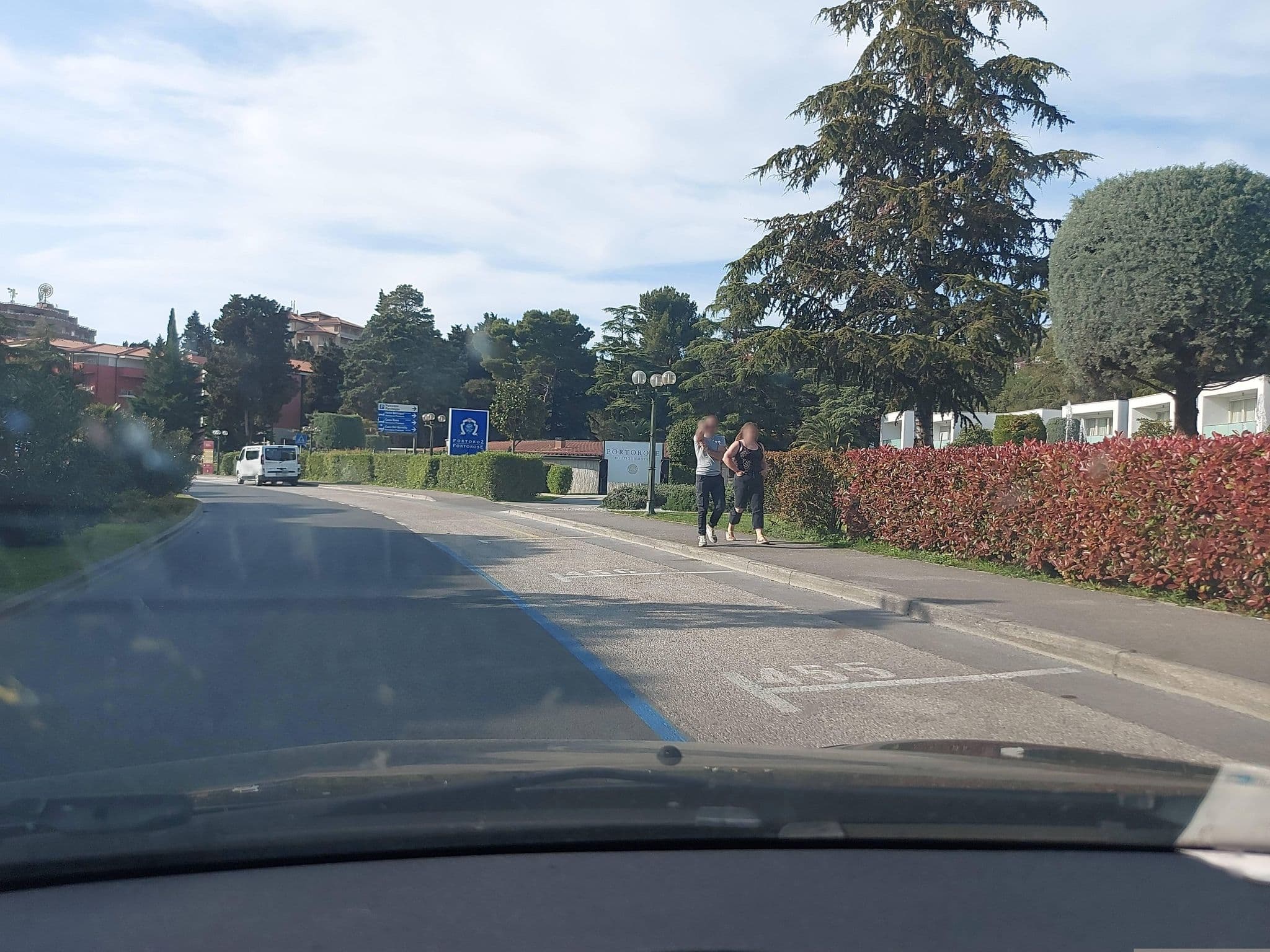 Street view near Marita Hotel, Lucija — © mik007 (CC BY-SA · Mapillary)