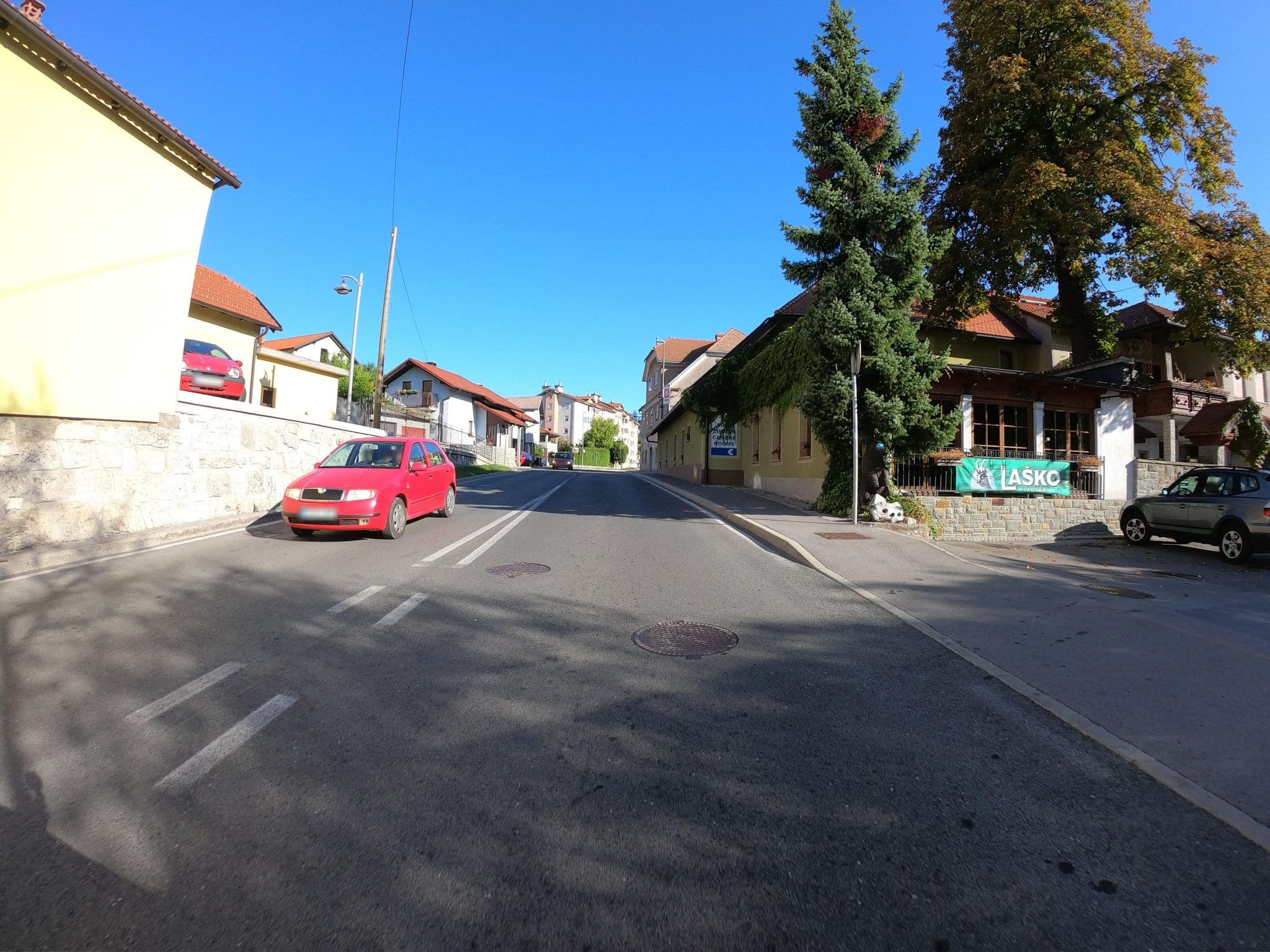 Street view near Brne Rooms, Postojna — © joostjakob (CC BY-SA · Mapillary)