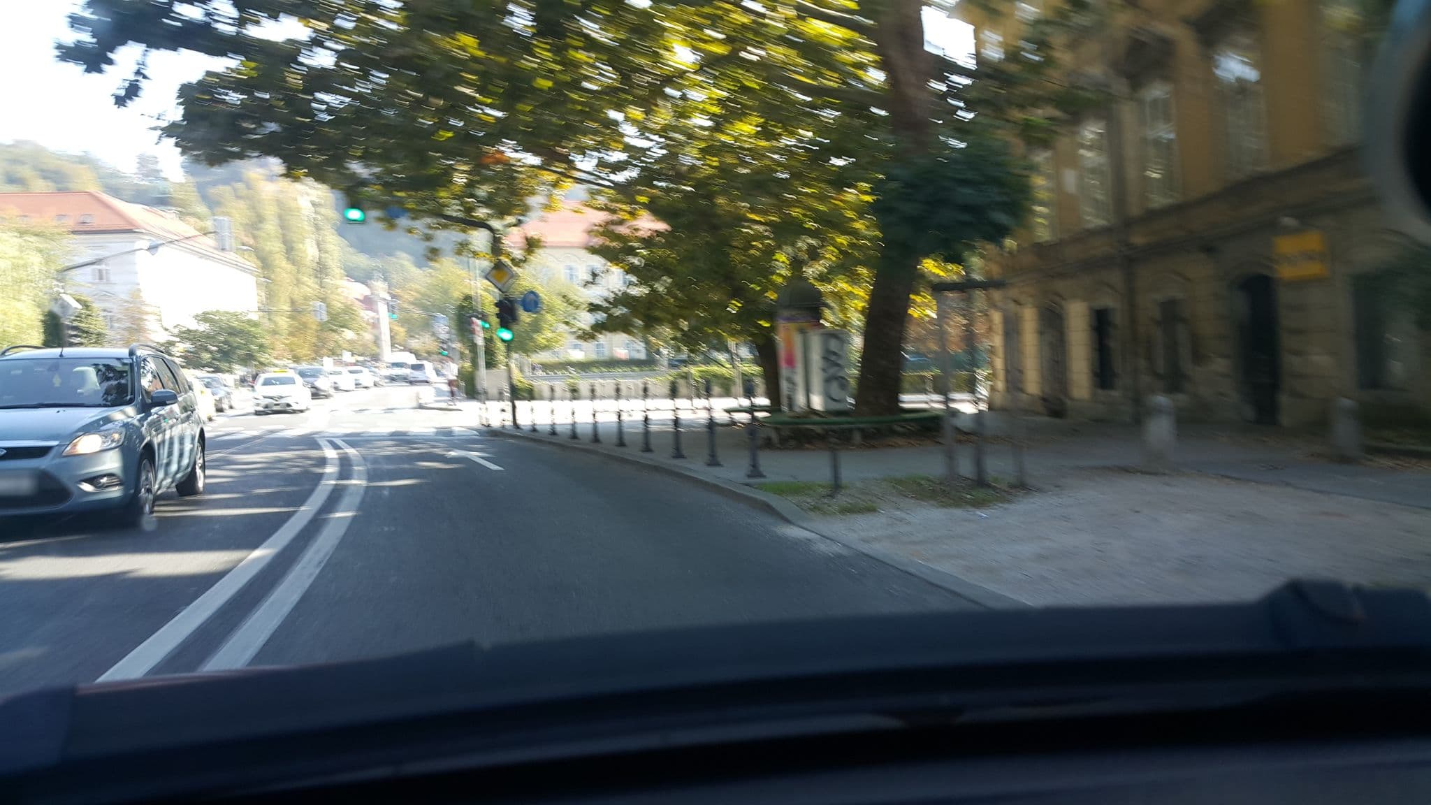 Street view near Zois Apartments, Ljubljana — © urosja (CC BY-SA · Mapillary)