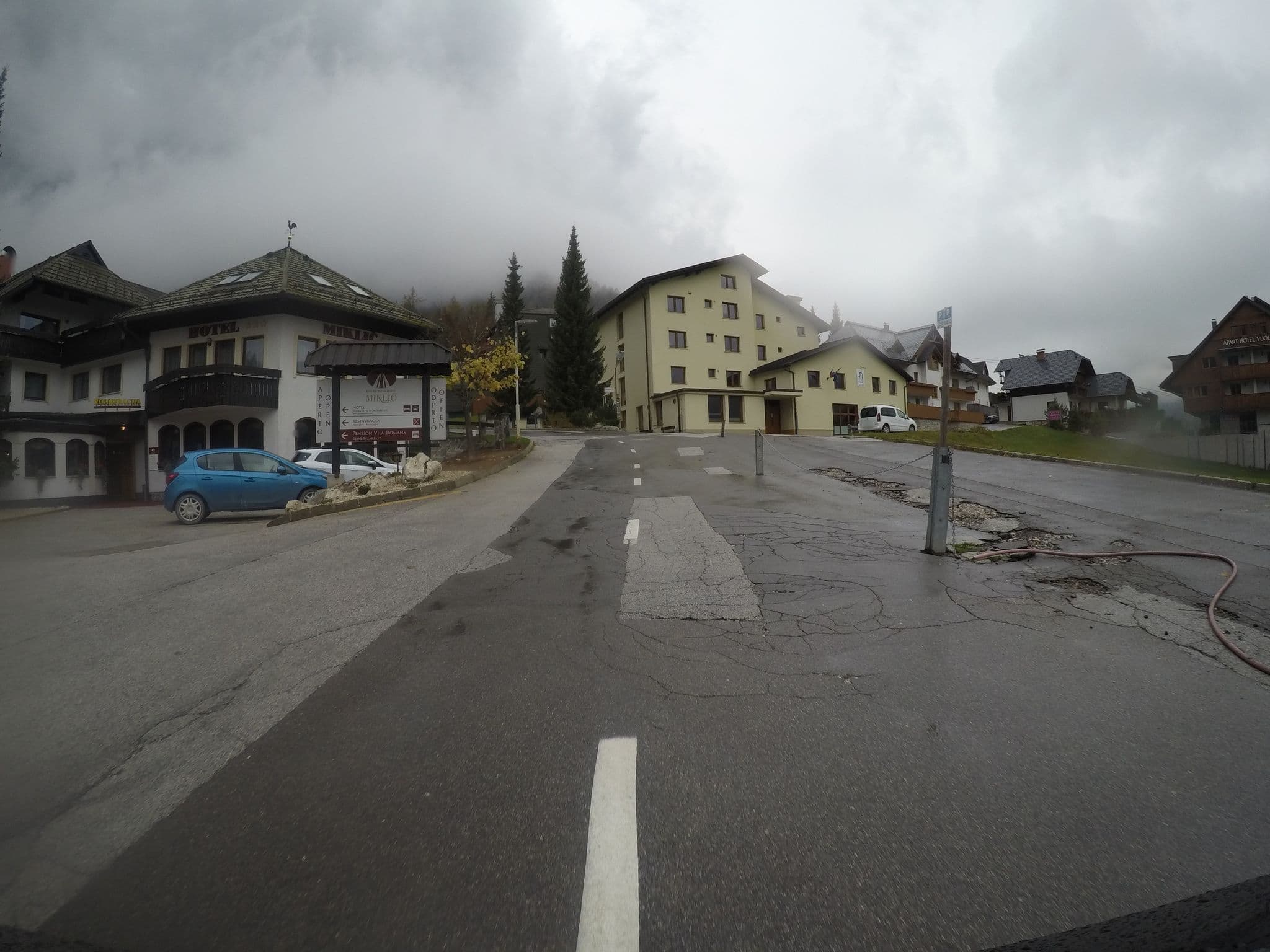 Street view near Restavracija & hotel Miklič, Kranjska Gora — © chrisbeddow (CC BY-SA · Mapillary)