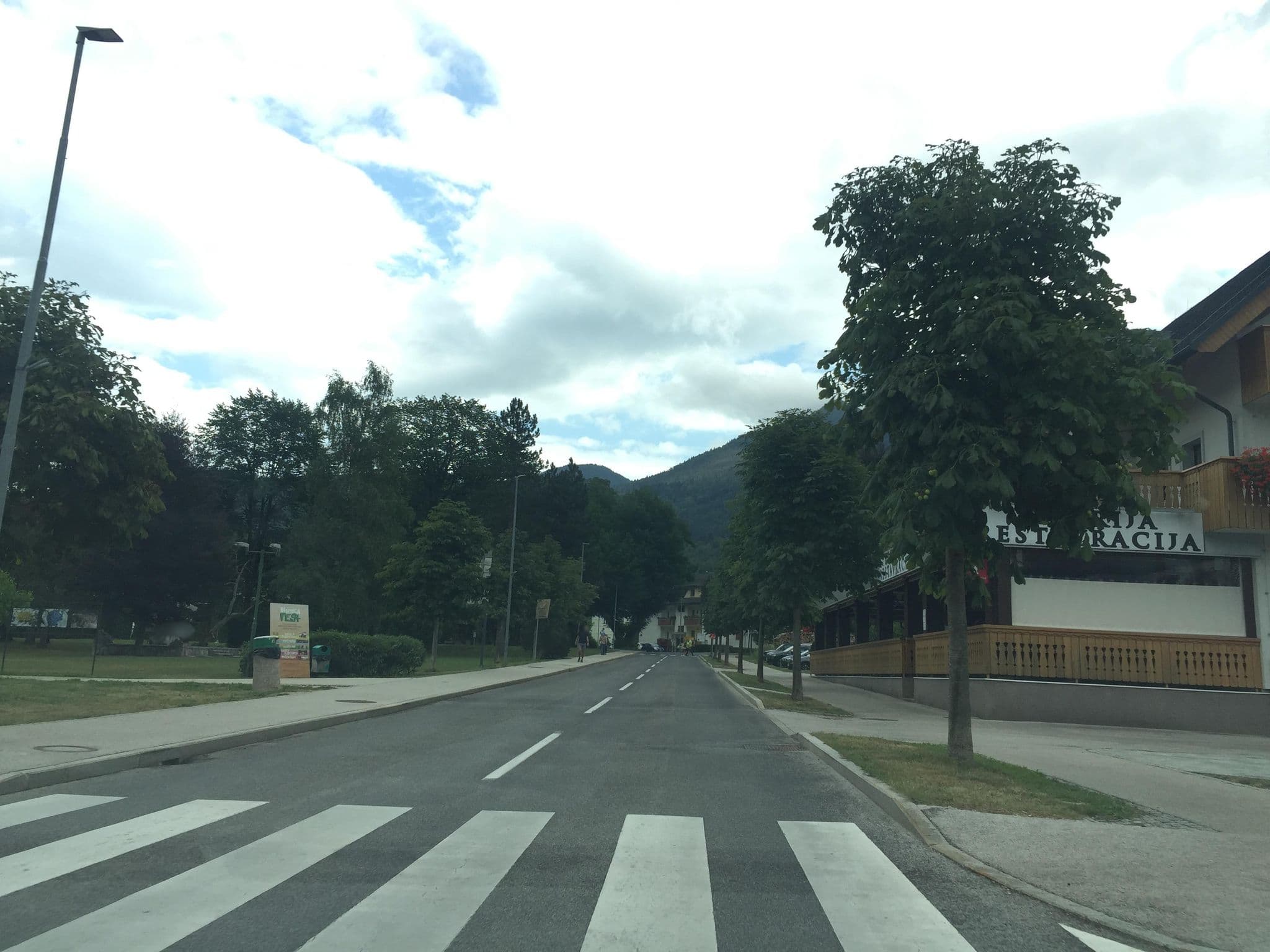 Street view near Hotel Tripič, Bohinjska Bistrica — © igorzo (CC BY-SA · Mapillary)