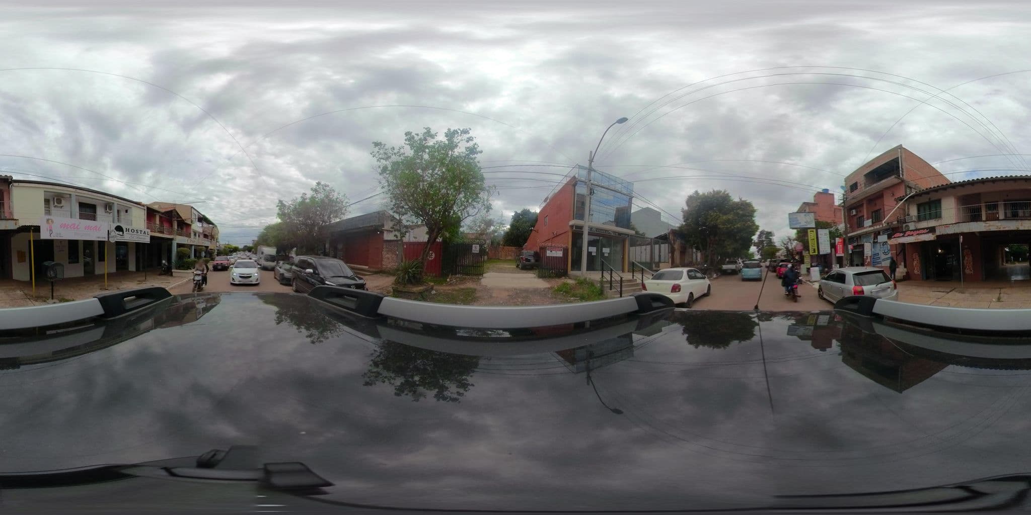 Street view near Hostal El Rancho, Coronel Oviedo — © martinclz (CC BY-SA · Mapillary)