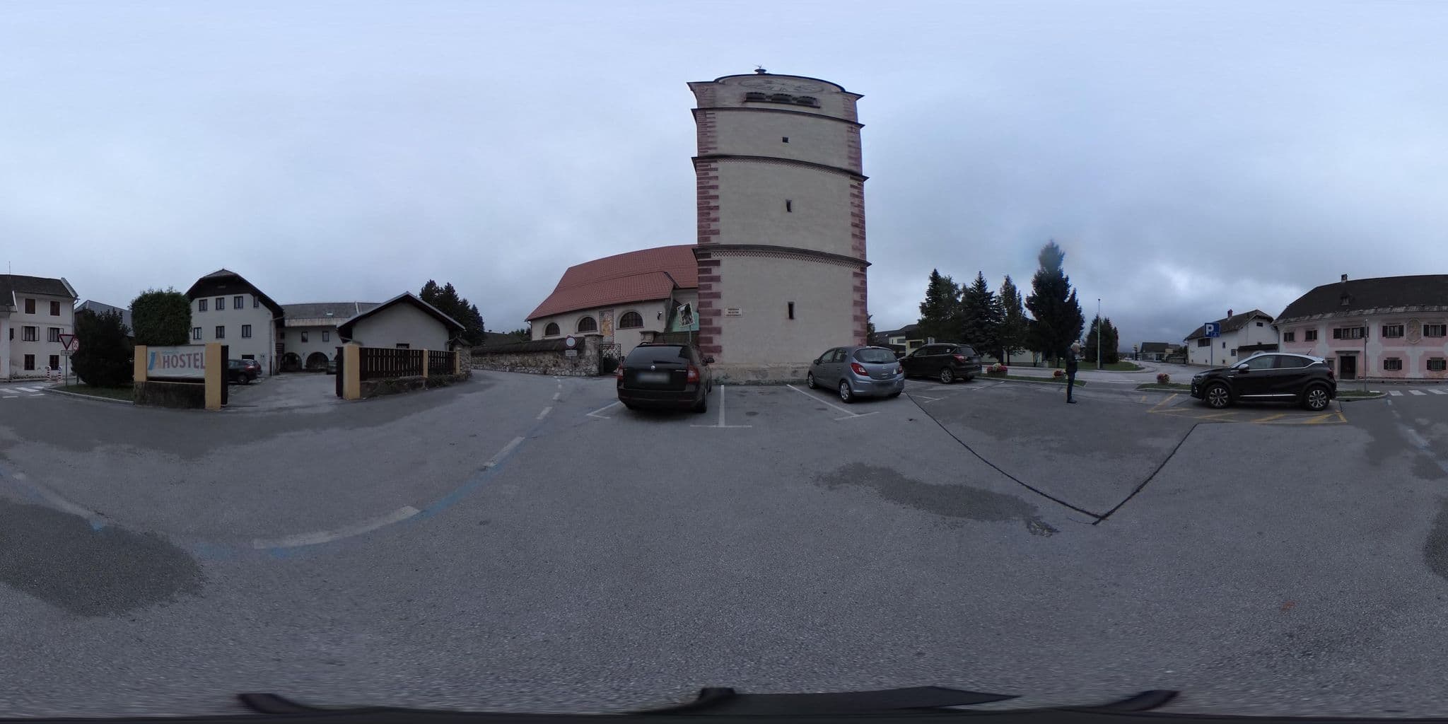 Street view near Adventure Hostel, Lesce — © Jarda101 (CC BY-SA · Mapillary)