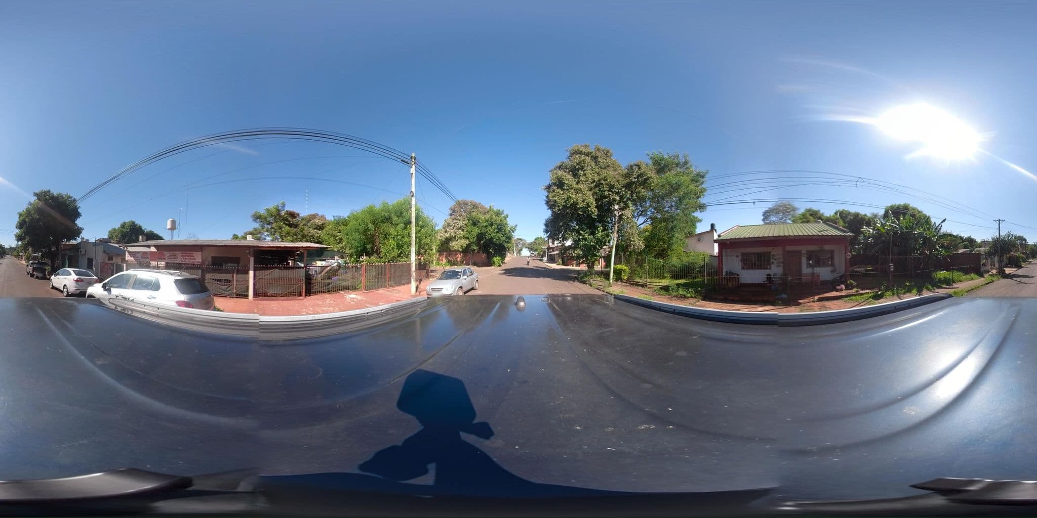 Street view near Iguazú Rey Hostel, Puerto Iguazú