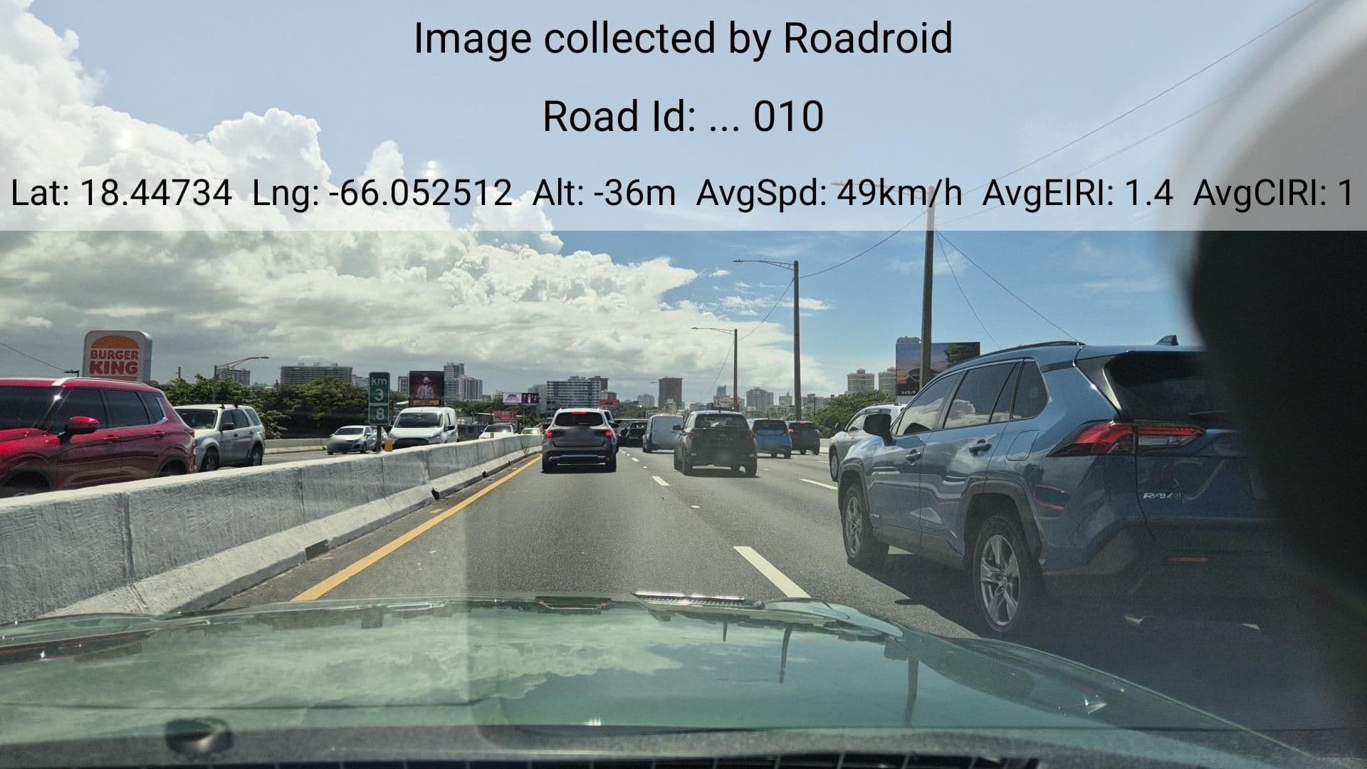 Street view near tropical heaven, Eleanor Roosevelt — © roadroid (CC BY-SA · Mapillary)
