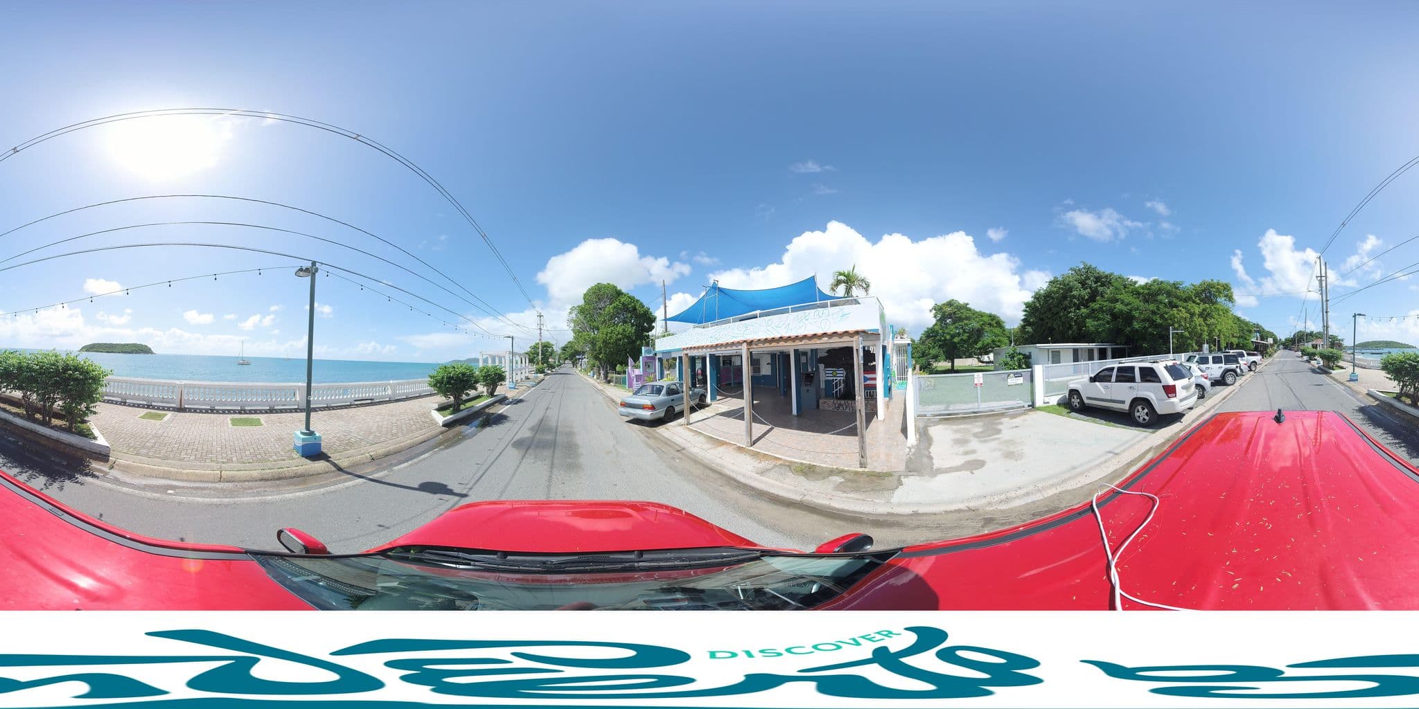 Street view near Flamboyan Guest House, Esperanza — © federicodebetto (CC BY-SA · Mapillary)