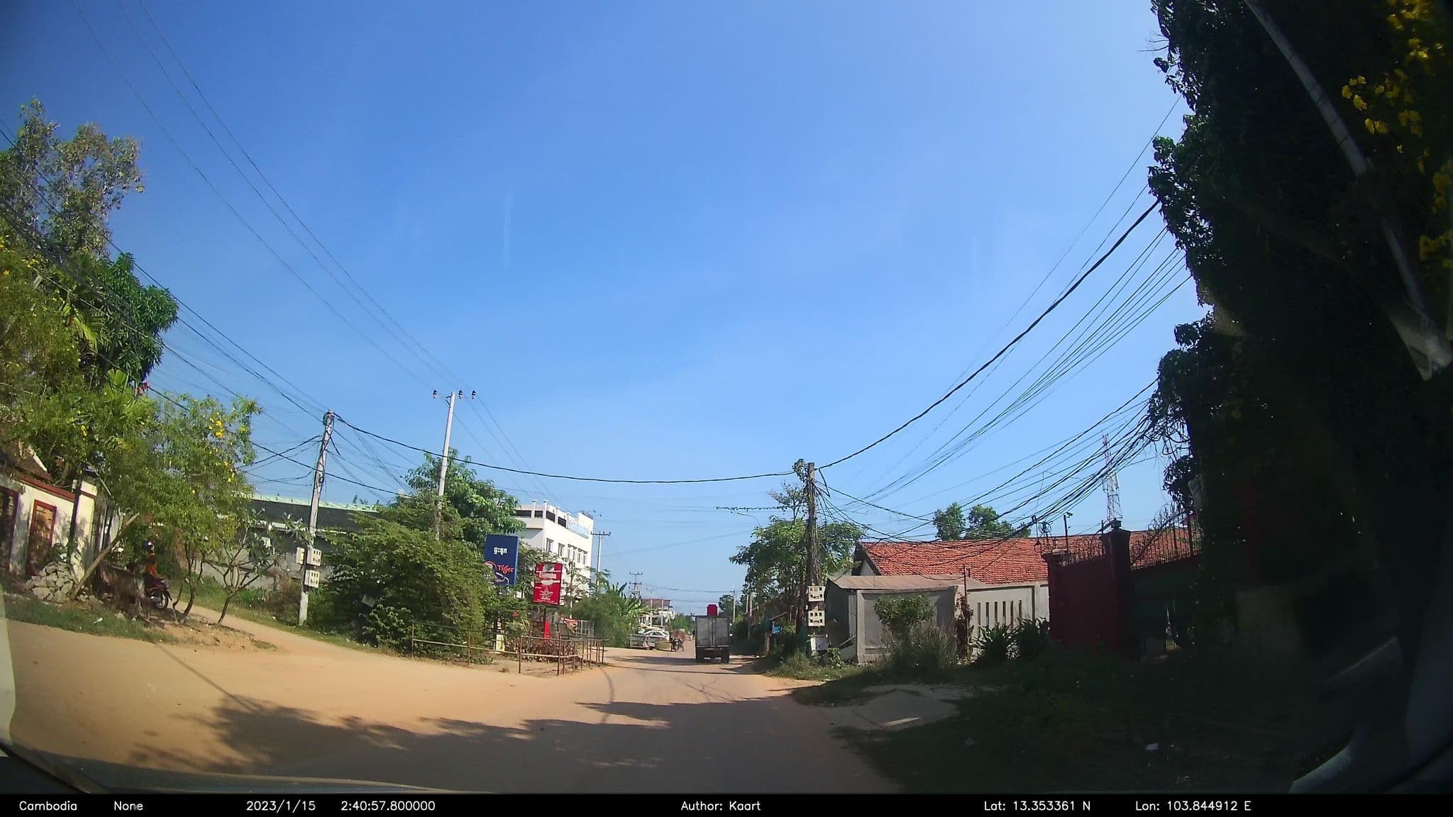 Street view near Dream Butterfly Garden Boutique Villa, Siem Reap — © kaart_2 (CC BY-SA · Mapillary)