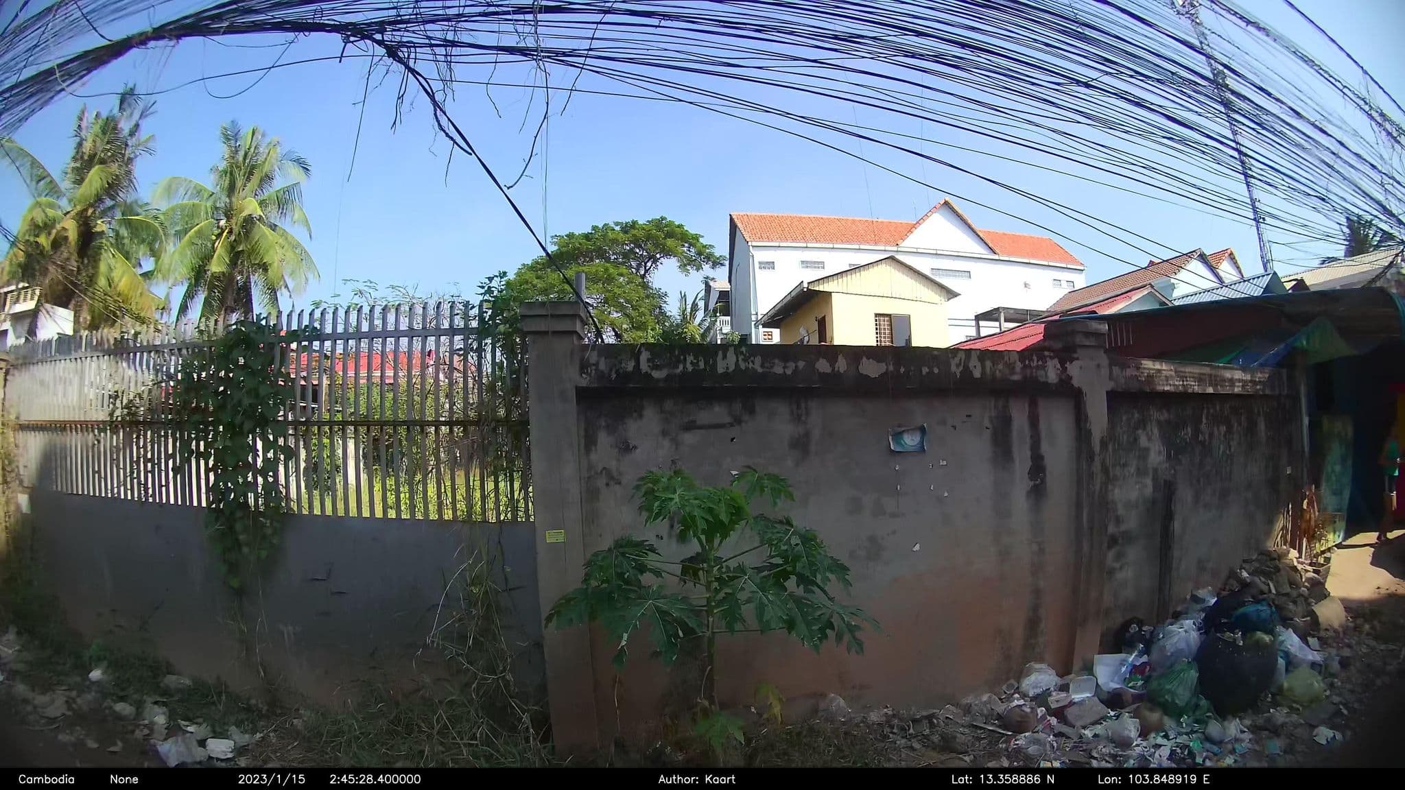 Street view near Chheng Residence, Siem Reap — © kaart_2 (CC BY-SA · Mapillary)