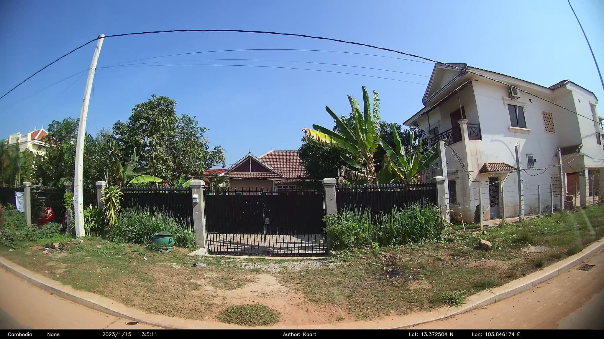 Street view near Green Boutique Hotel & Spa, Siem Reap — © kaart_2 (CC BY-SA · Mapillary)