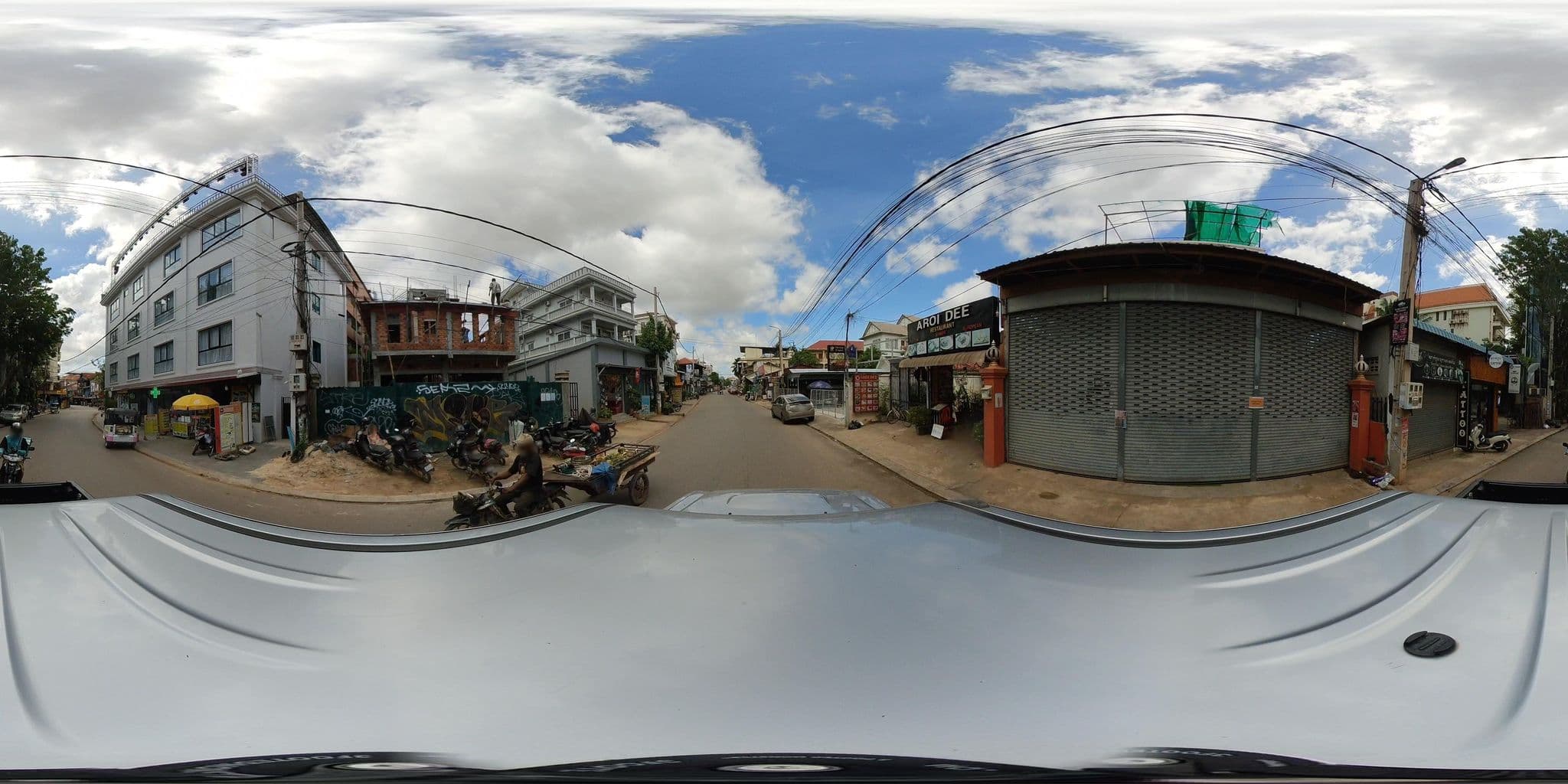 Street view near pool @ cheathata suites hotel, Siem Reap — © ThailandCambodia (CC BY-SA · Mapillary)