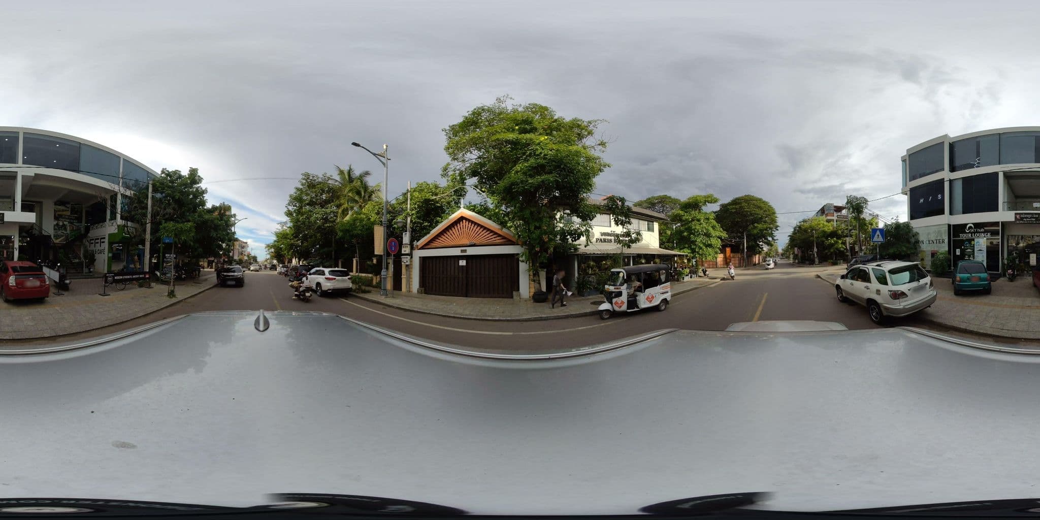 Street view near Shadow Angkor Villa, Siem Reap — © ThailandCambodia (CC BY-SA · Mapillary)