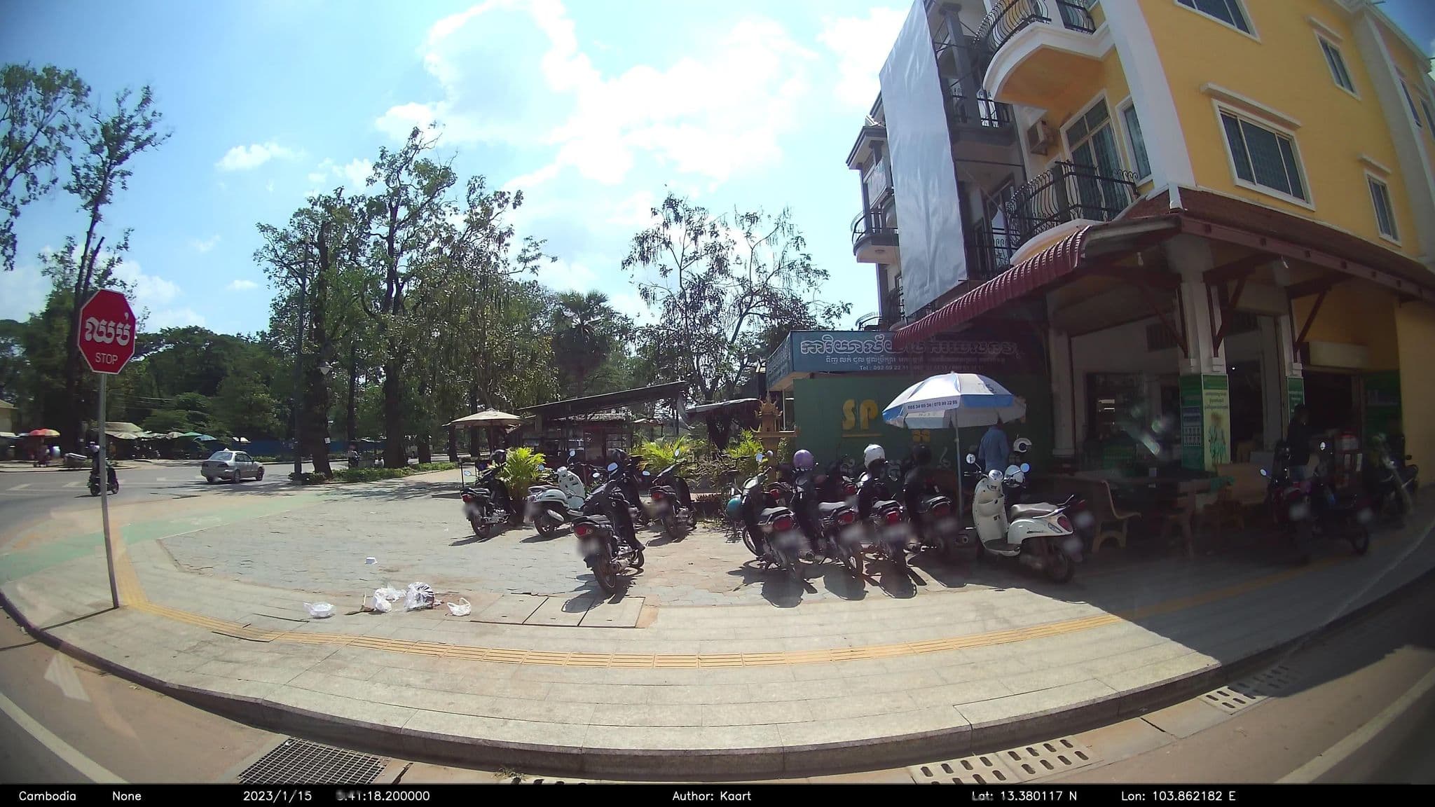 Street view near Avallon Boutique & Spa, Siem Reap — © kaart_2 (CC BY-SA · Mapillary)