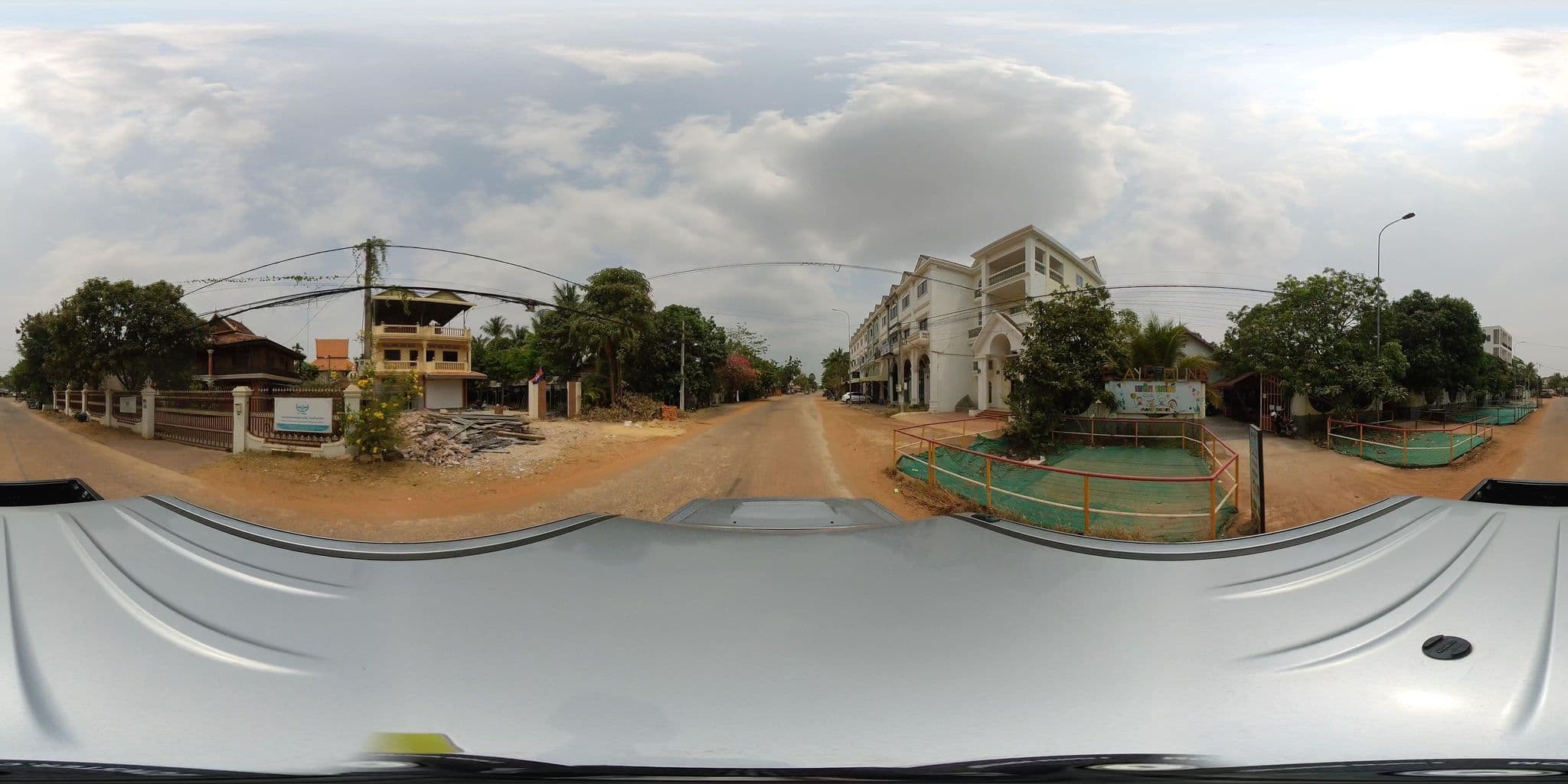 Street view near Udaya Swimming Pool, Siem Reap — © ThailandCambodia (CC BY-SA · Mapillary)