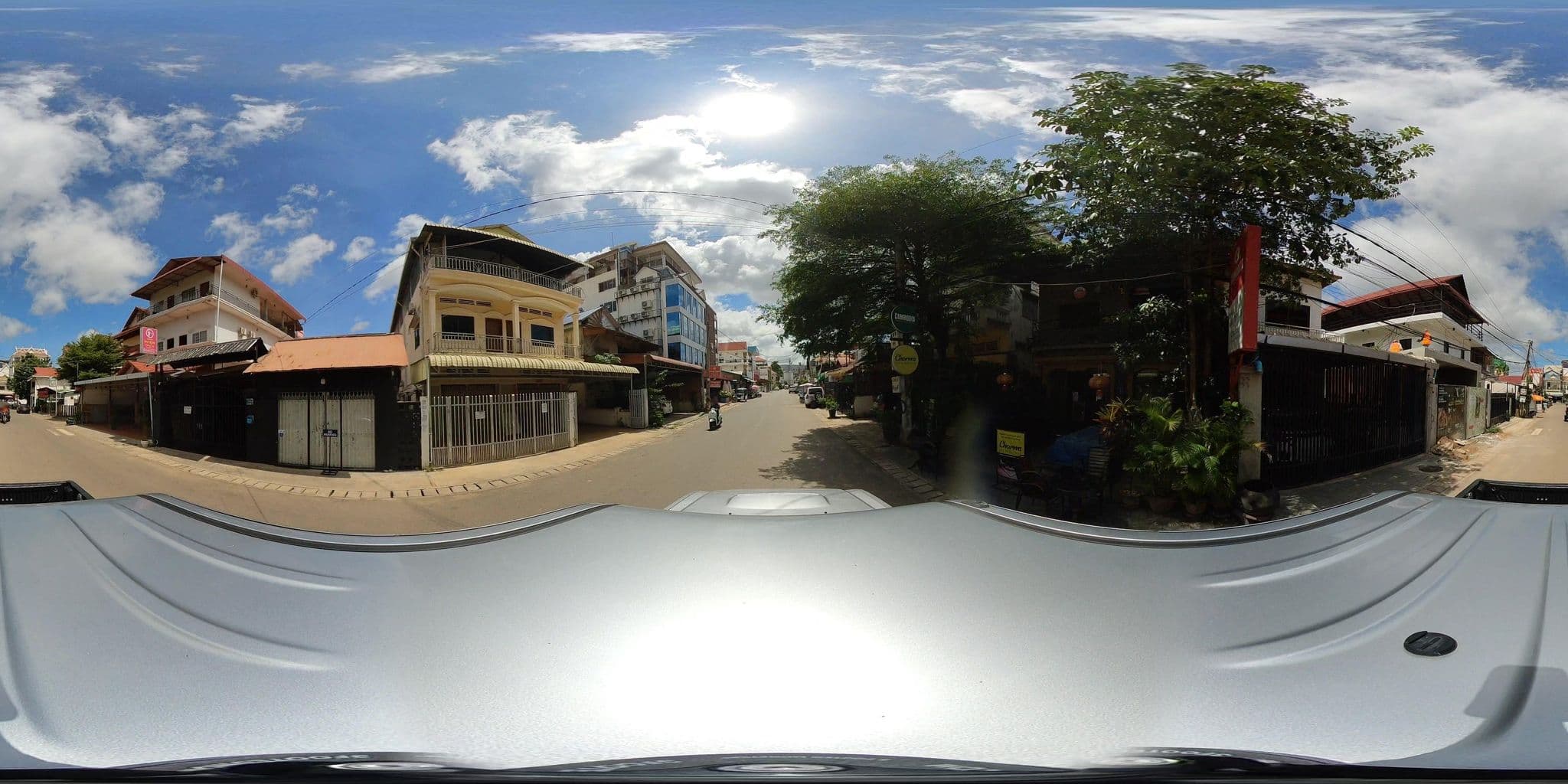 Street view near Warm Bed Hostel, Siem Reap — © ThailandCambodia (CC BY-SA · Mapillary)