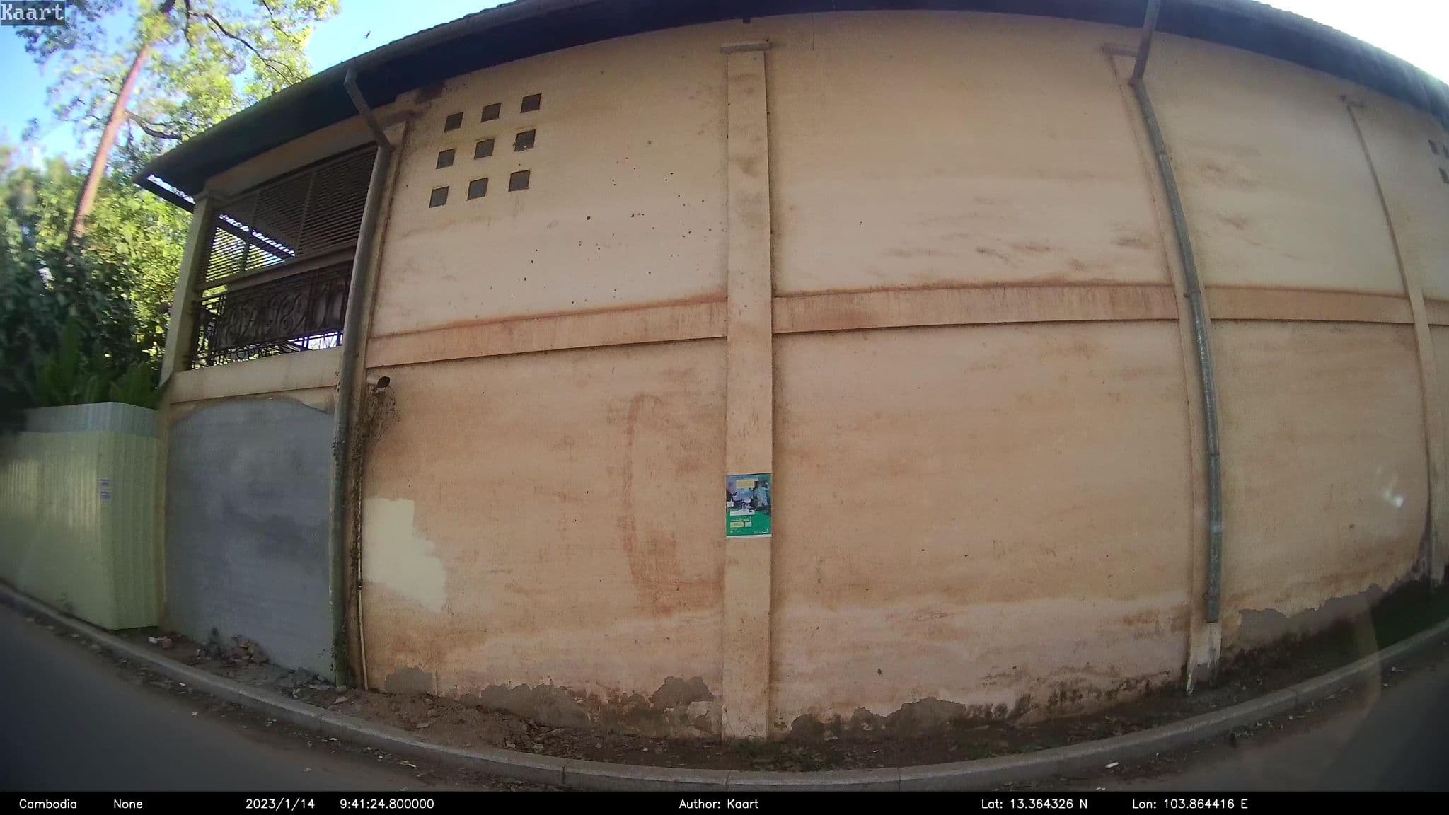 Street view near Billina Boutique Hotel, Siem Reap — © kaart_2 (CC BY-SA · Mapillary)