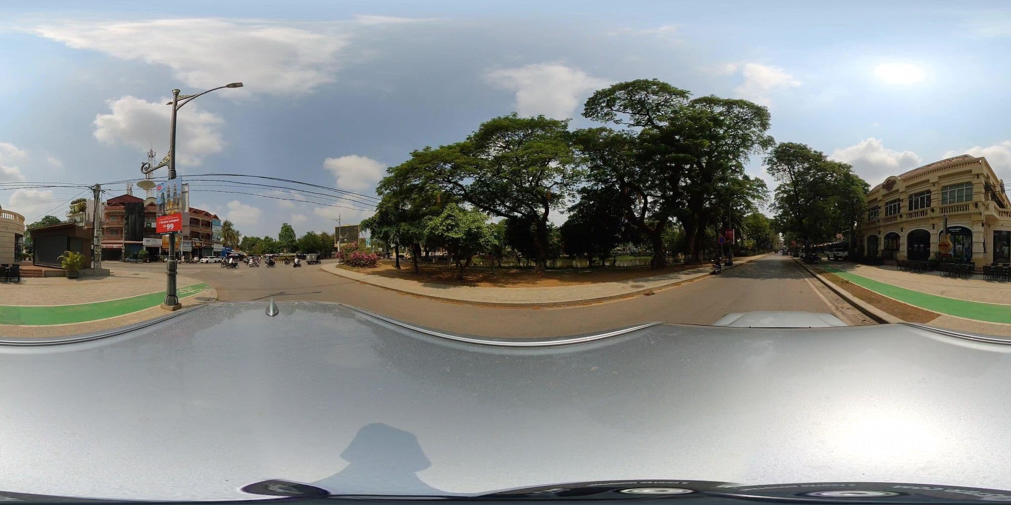 Street view near Cambodia Backpacker Guesthouse, Siem Reap — © ThailandCambodia (CC BY-SA · Mapillary)