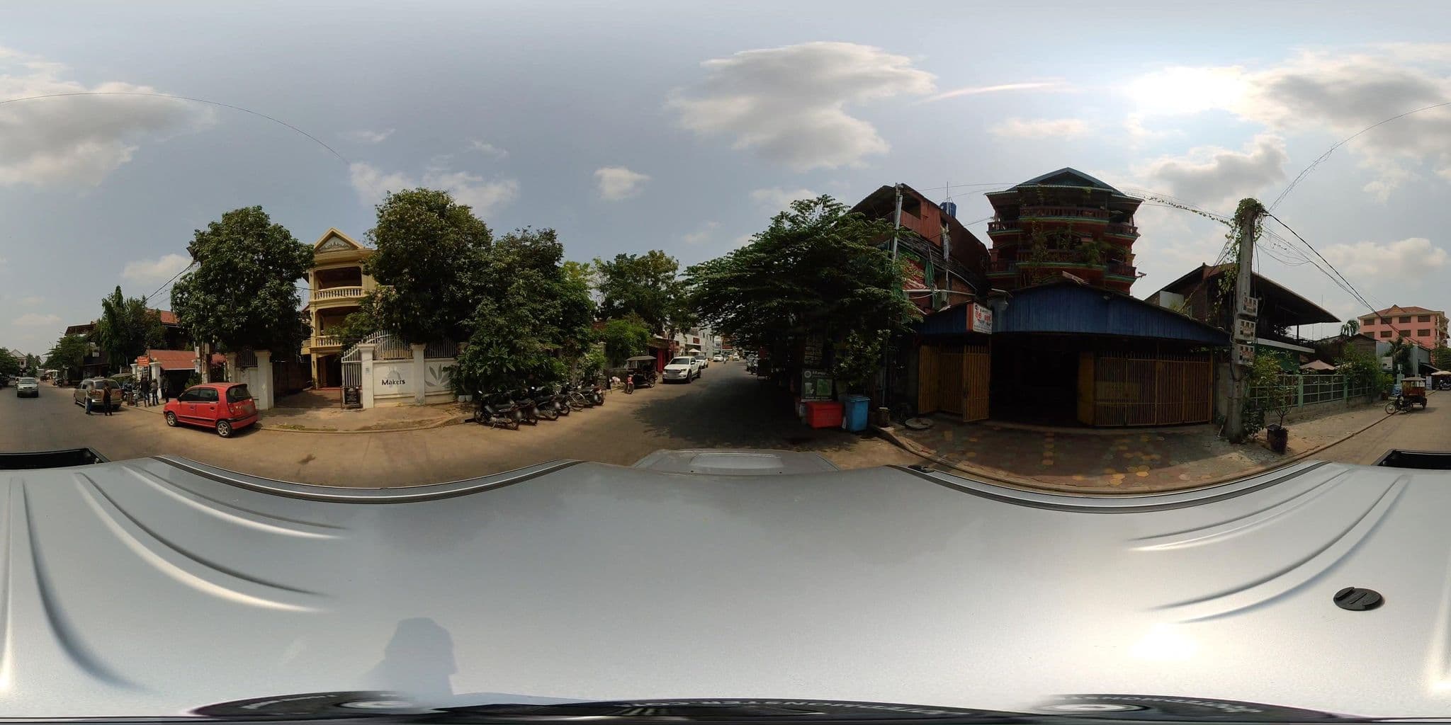 Street view near Motherhome Guesthouse, Siem Reap — © ThailandCambodia (CC BY-SA · Mapillary)