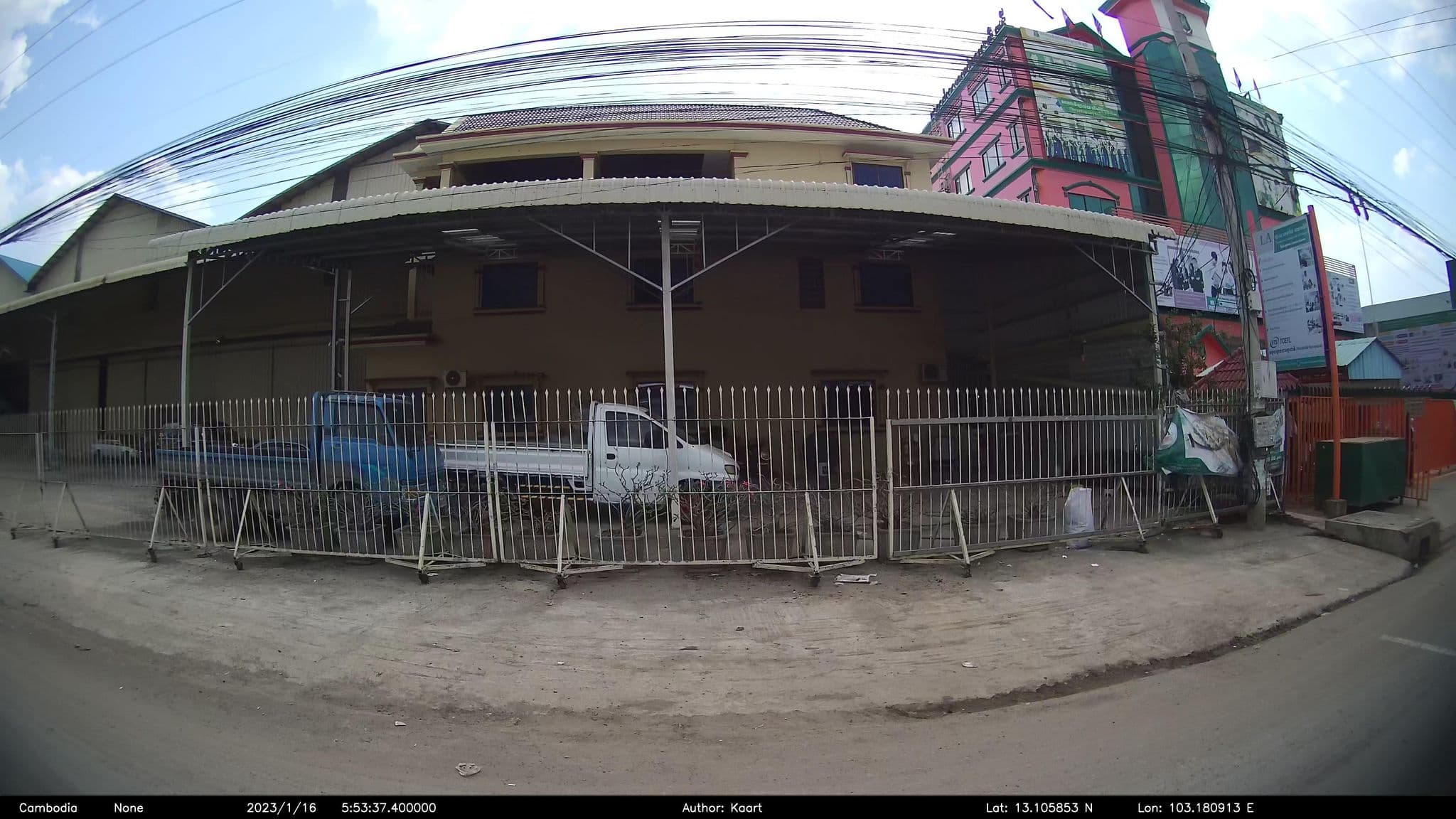 Street view near Reaksmey Battambang hotel, Ou Char — © kaart_2 (CC BY-SA · Mapillary)