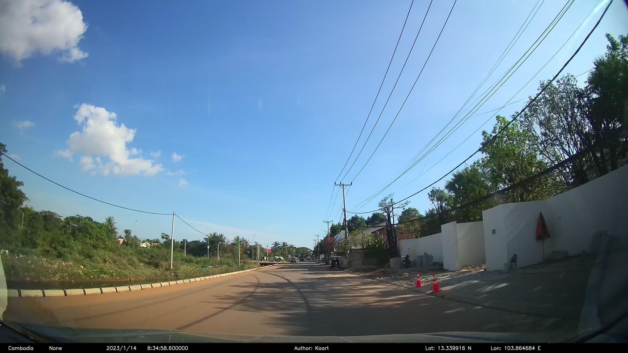 Street view near Metta Residence & Spa, Siem Reap — © kaart_2 (CC BY-SA · Mapillary)