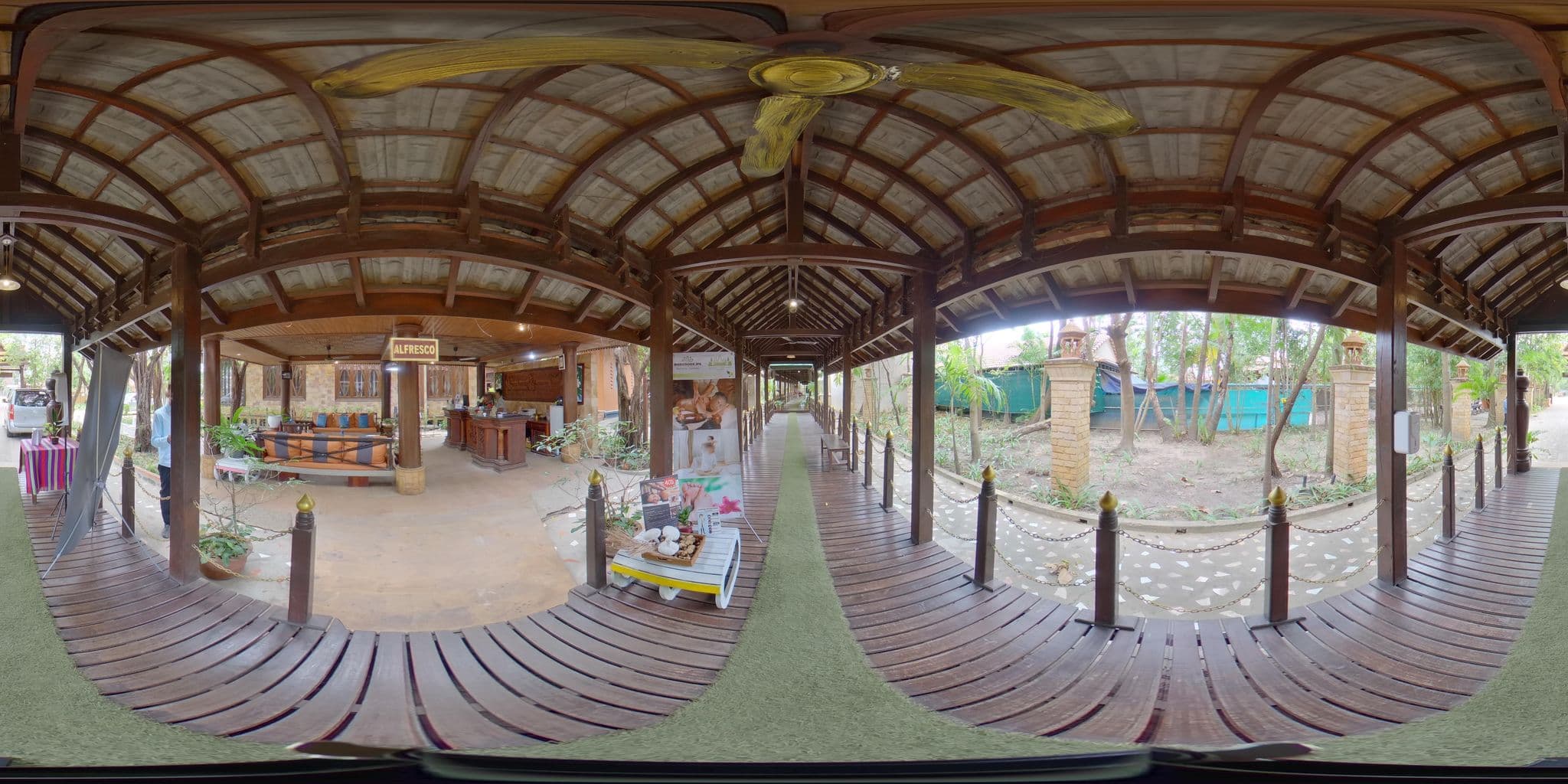Street view near Model Angkor Resort & Residence, Siem Reap — © ThailandCambodia (CC BY-SA · Mapillary)
