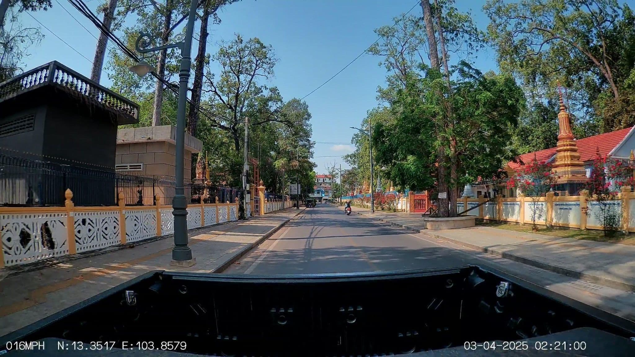 Street view near The Backpacker Hotel, Siem Reap — © ThailandCambodia (CC BY-SA · Mapillary)