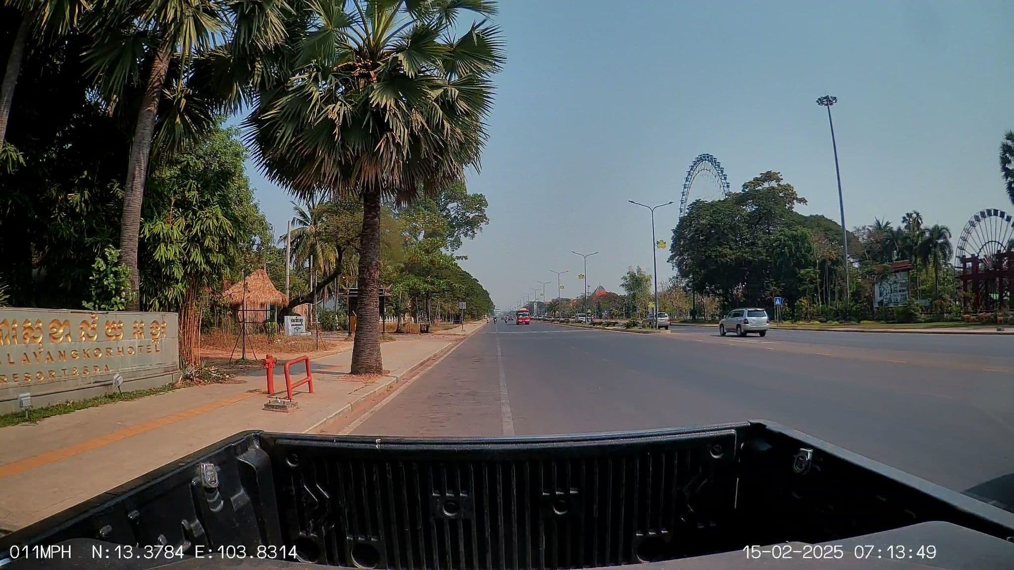Street view near Dragon Royal Hotel, Siem Reap — © ThailandCambodia (CC BY-SA · Mapillary)