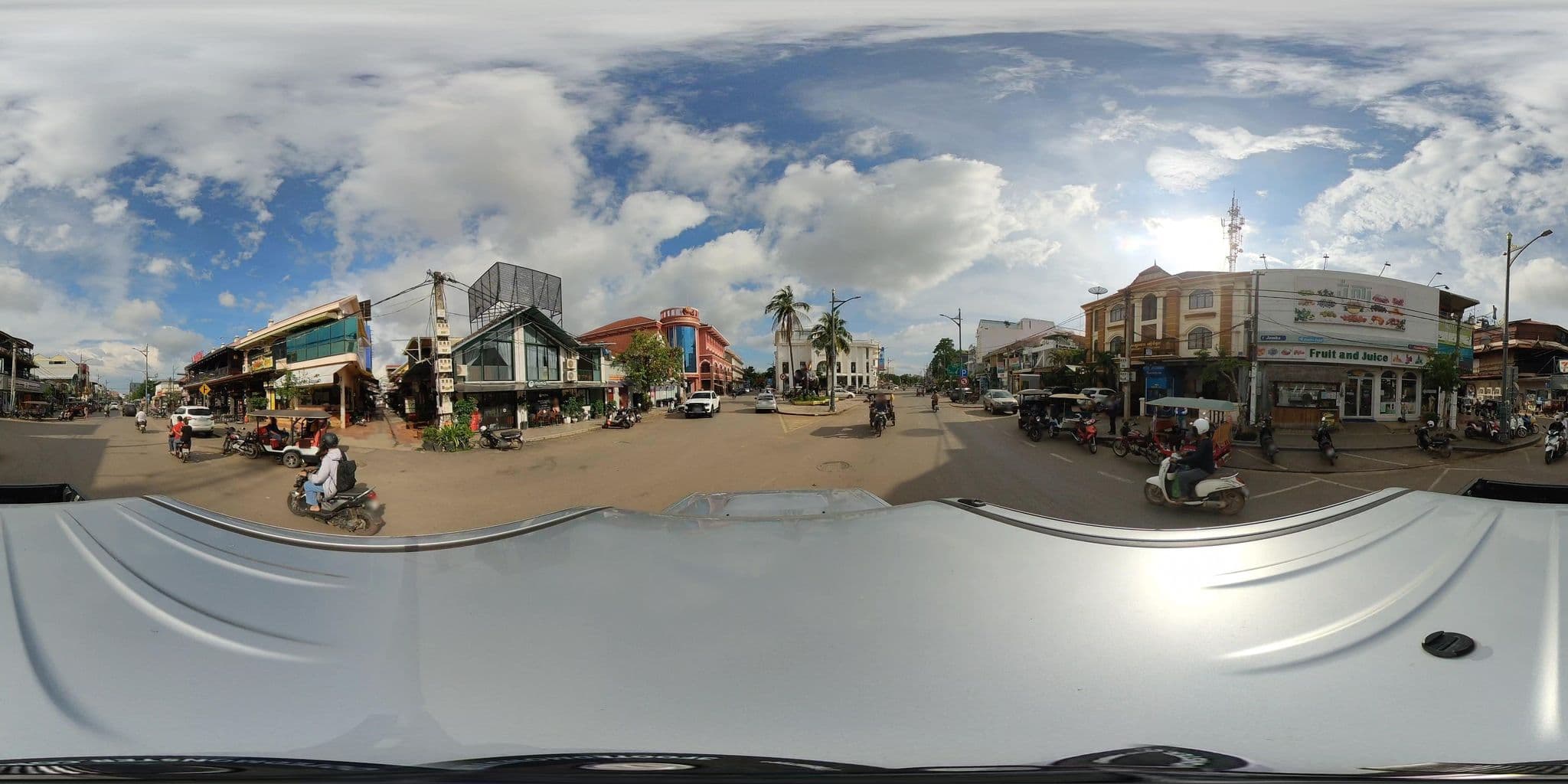 Street view near One Stop Hostel Siem Reap, Siem Reap — © ThailandCambodia (CC BY-SA · Mapillary)