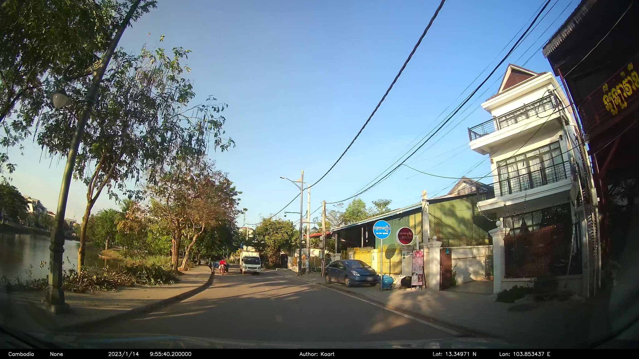 Street view near Wheel Garden Riverside, Siem Reap — © kaart_2 (CC BY-SA · Mapillary)