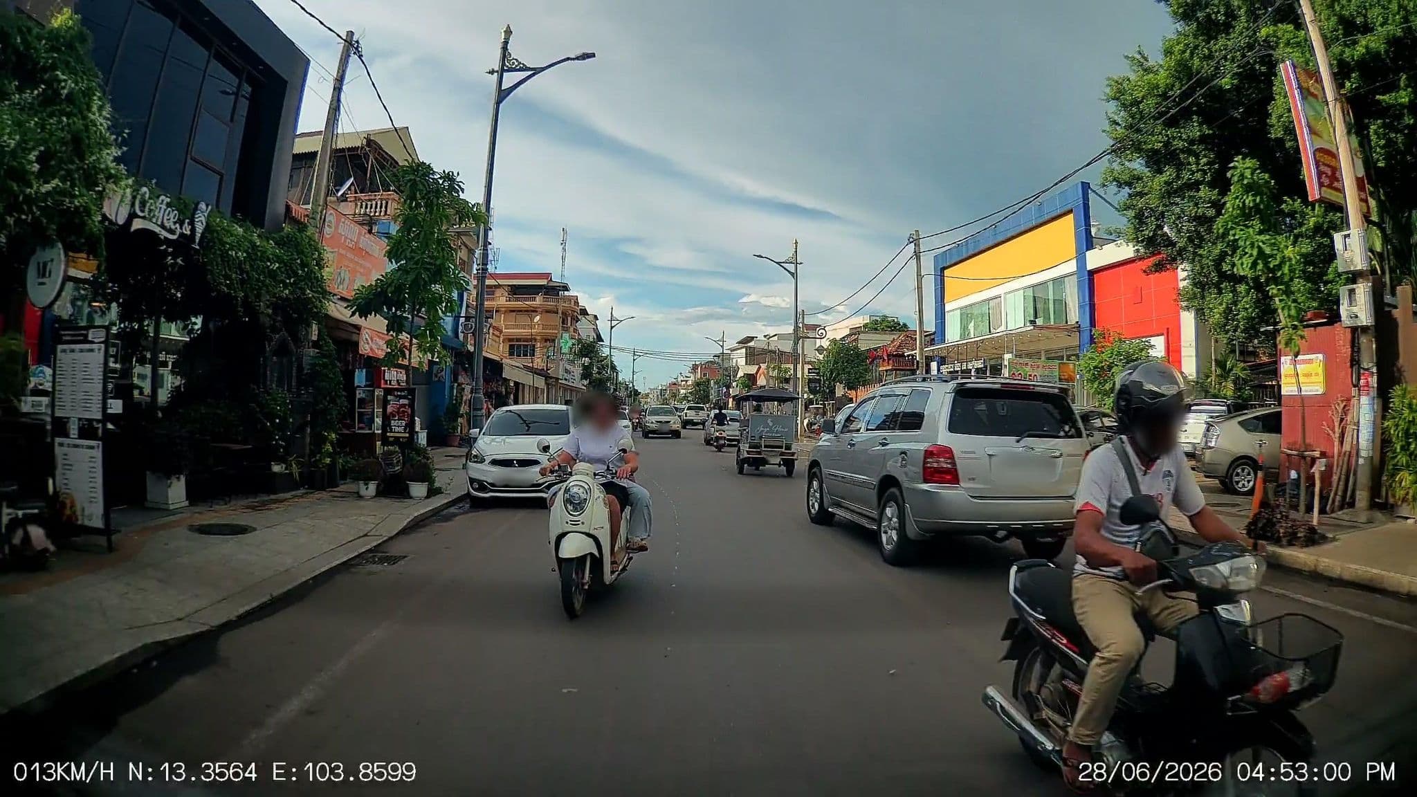 Street view near The Privilege Boutique Hotel, Siem Reap — © ThailandCambodia (CC BY-SA · Mapillary)