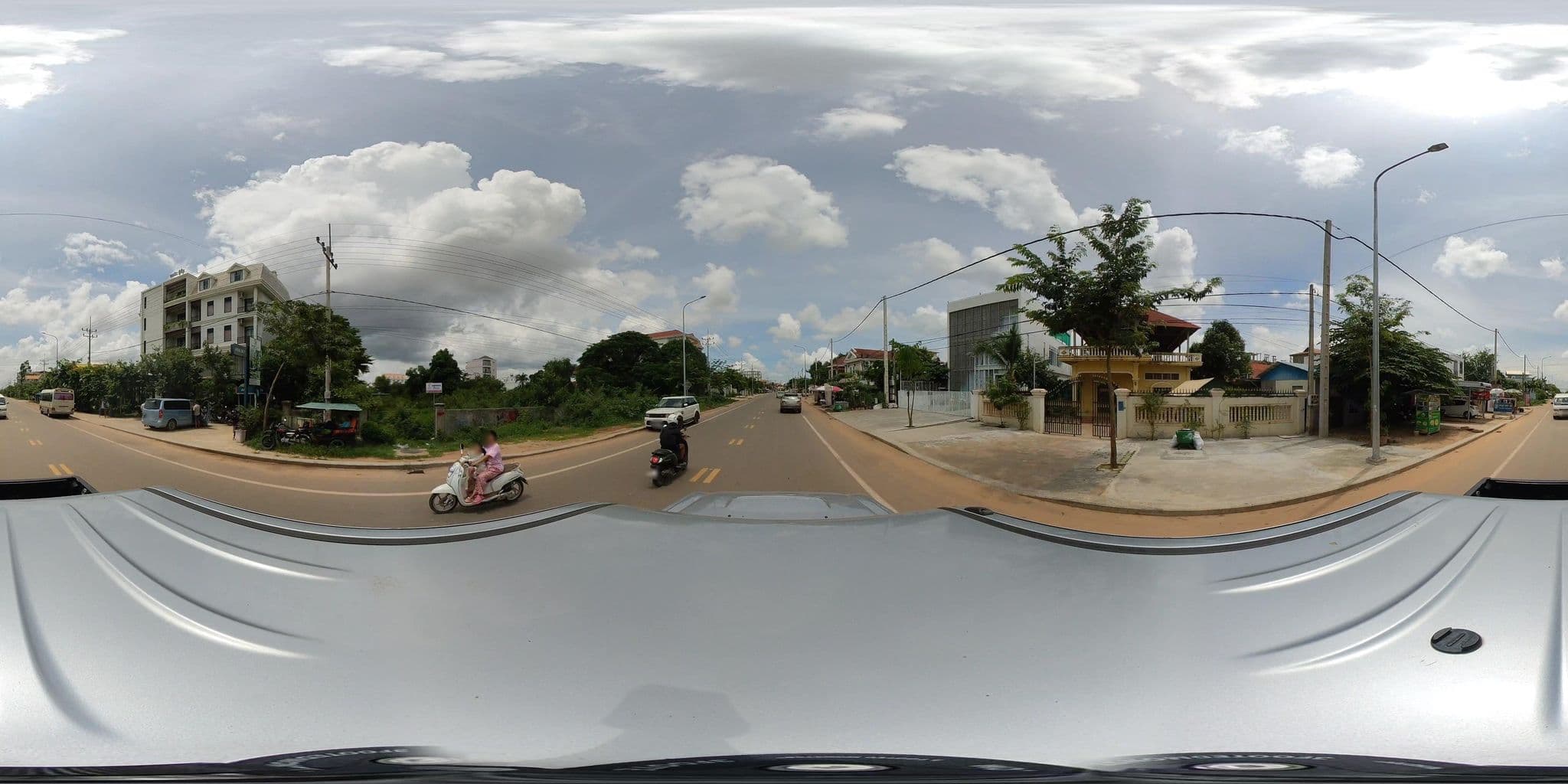 Street view near Bayon Modern Residence, Siem Reap — © ThailandCambodia (CC BY-SA · Mapillary)
