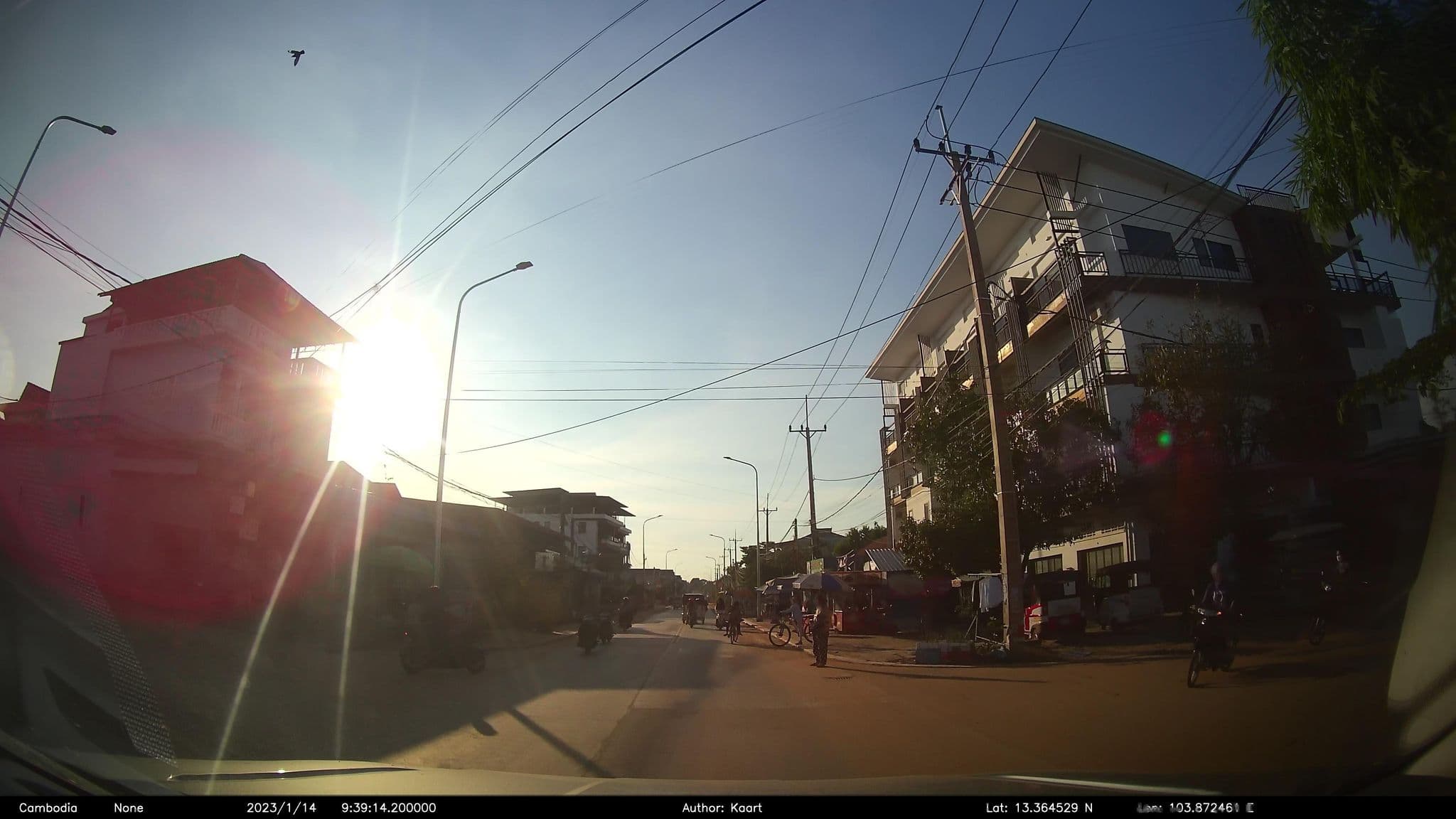Street view near Kn Hotel, Siem Reap — © kaart_2 (CC BY-SA · Mapillary)
