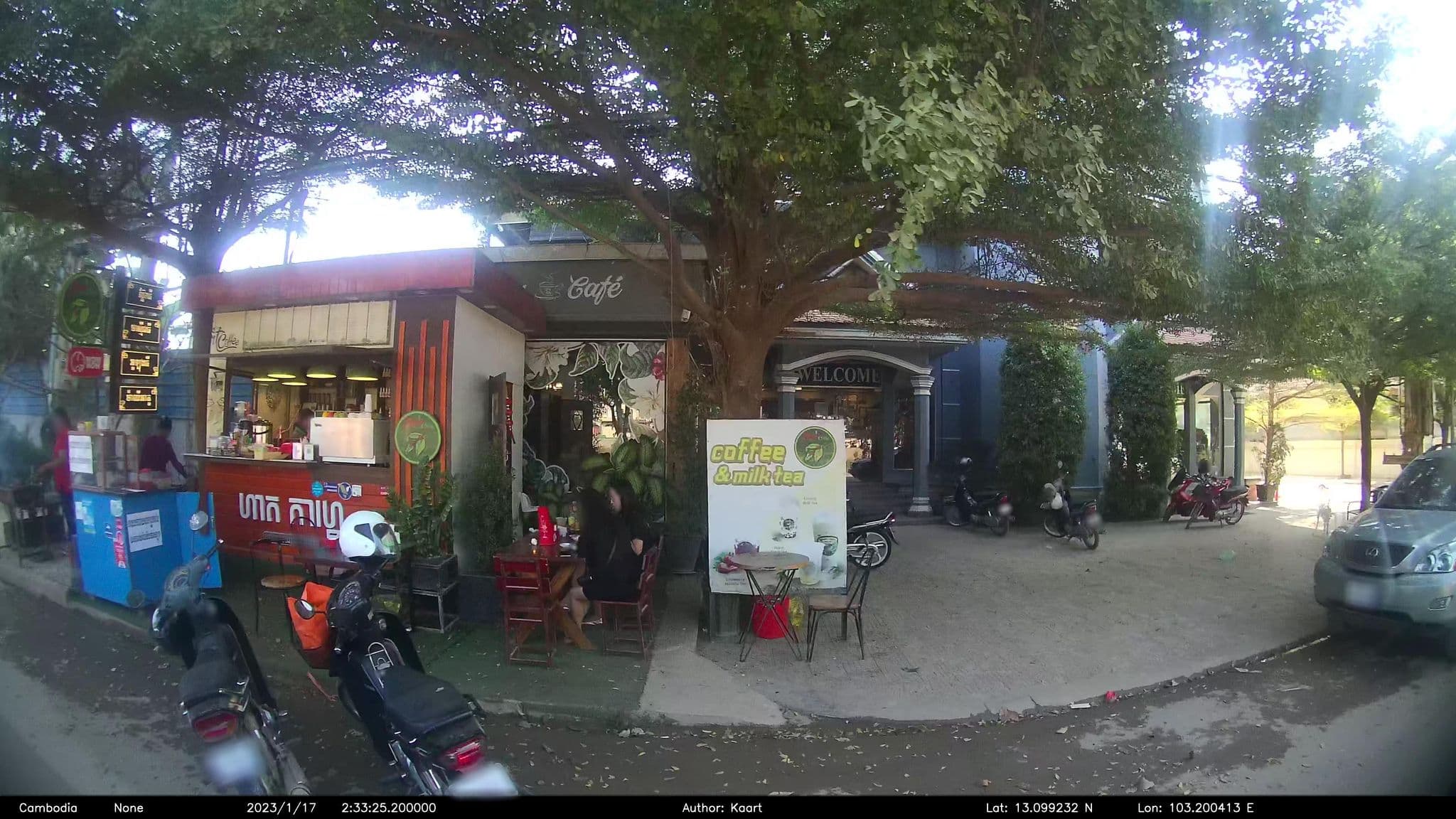 Street view near King Fy Hotel, Battambang — © kaart_2 (CC BY-SA · Mapillary)