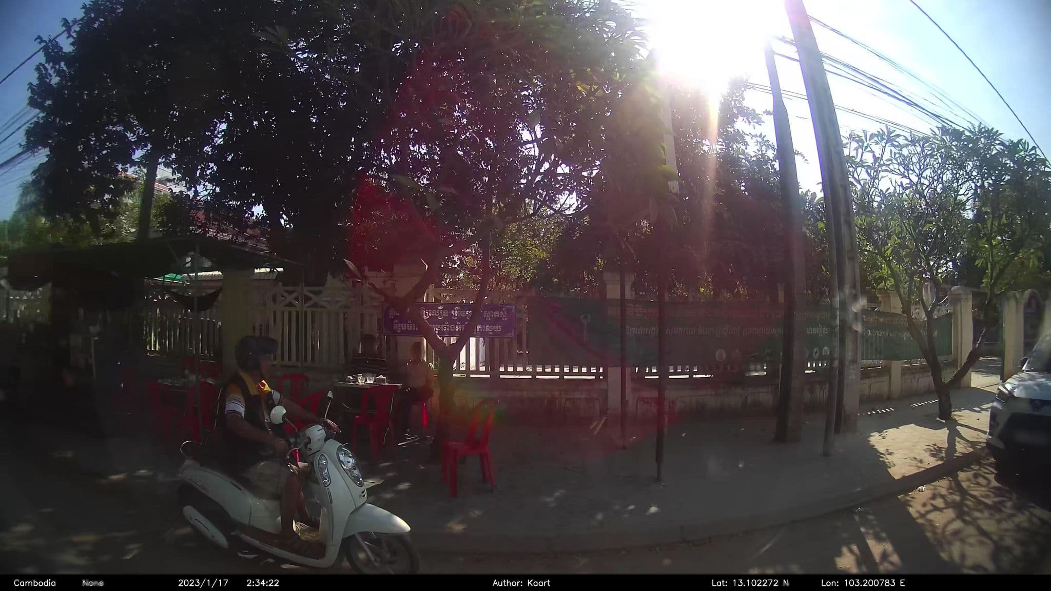 Street view near Swimming Pool @ Vimean, Battambang — © kaart_2 (CC BY-SA · Mapillary)