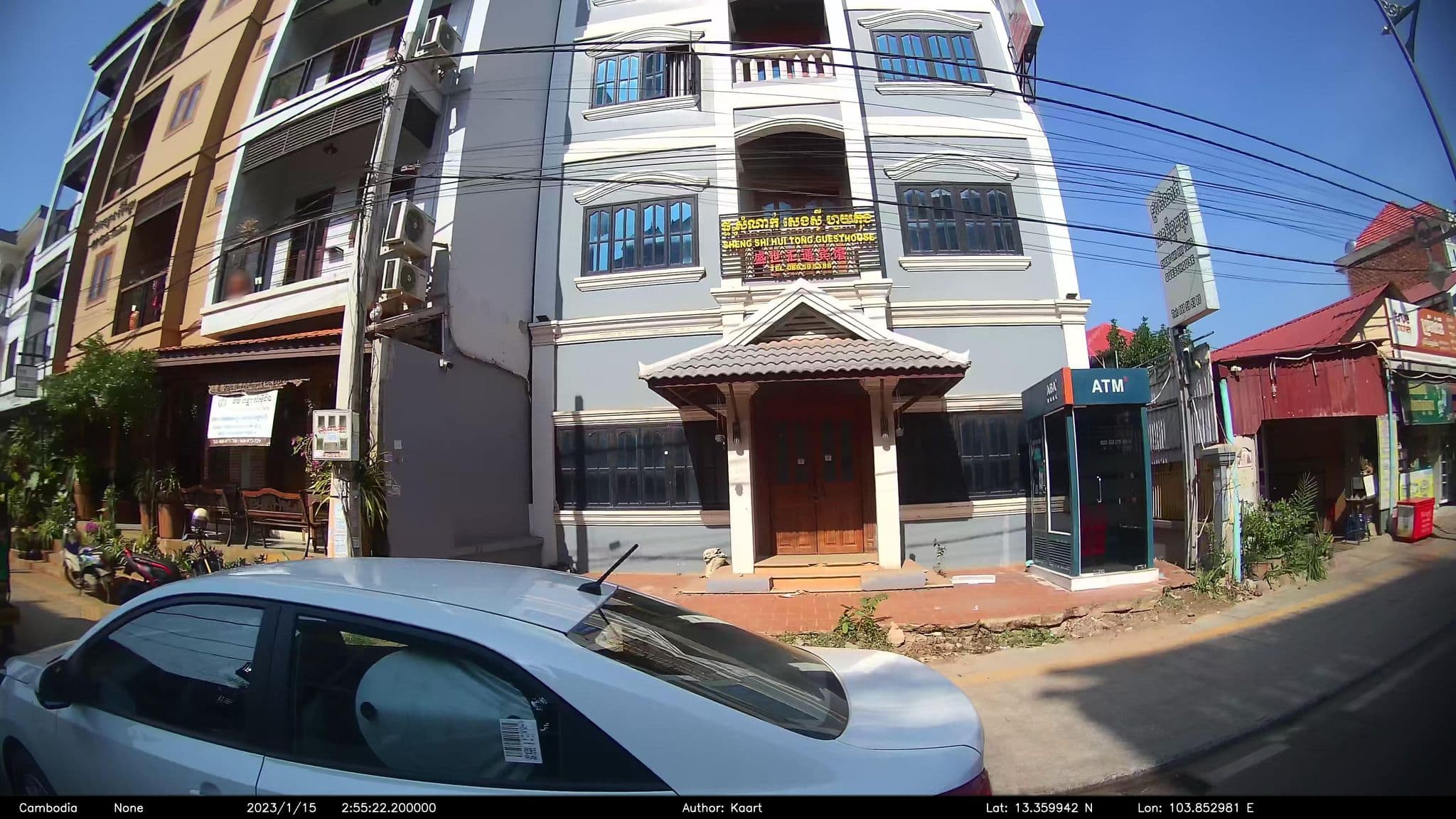 Street view near Kiri Villa, Siem Reap — © kaart_2 (CC BY-SA · Mapillary)