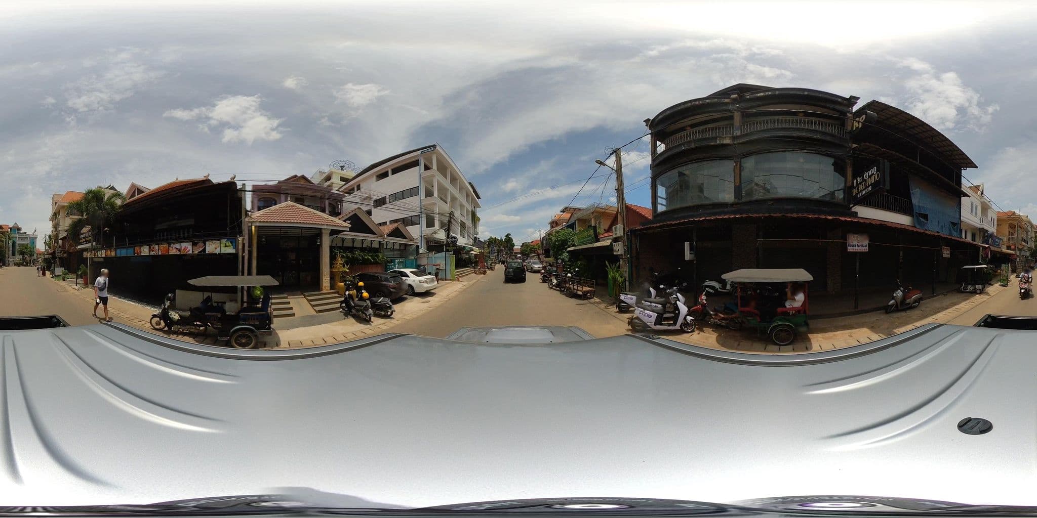 Street view near villa soksan square, Siem Reap — © ThailandCambodia (CC BY-SA · Mapillary)